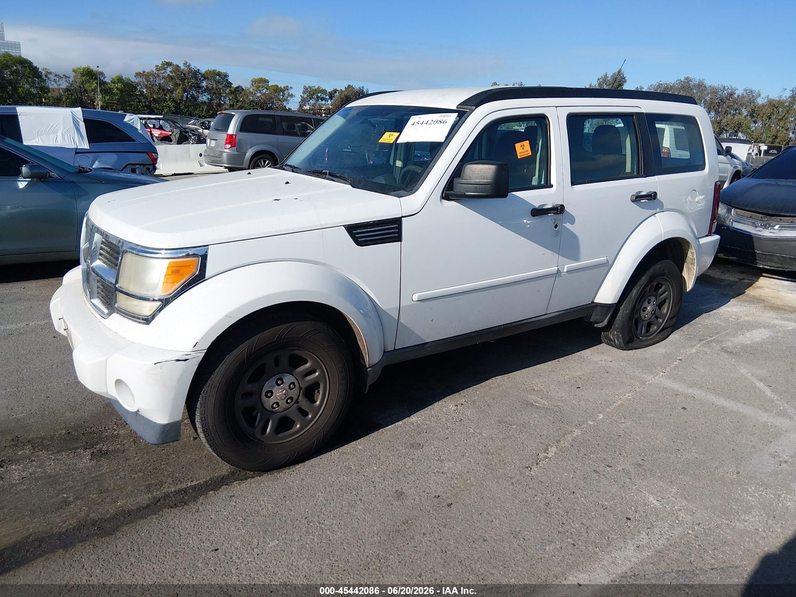 2011 Dodge Nitro Se White vin: 1D4PT2GK0BW521358