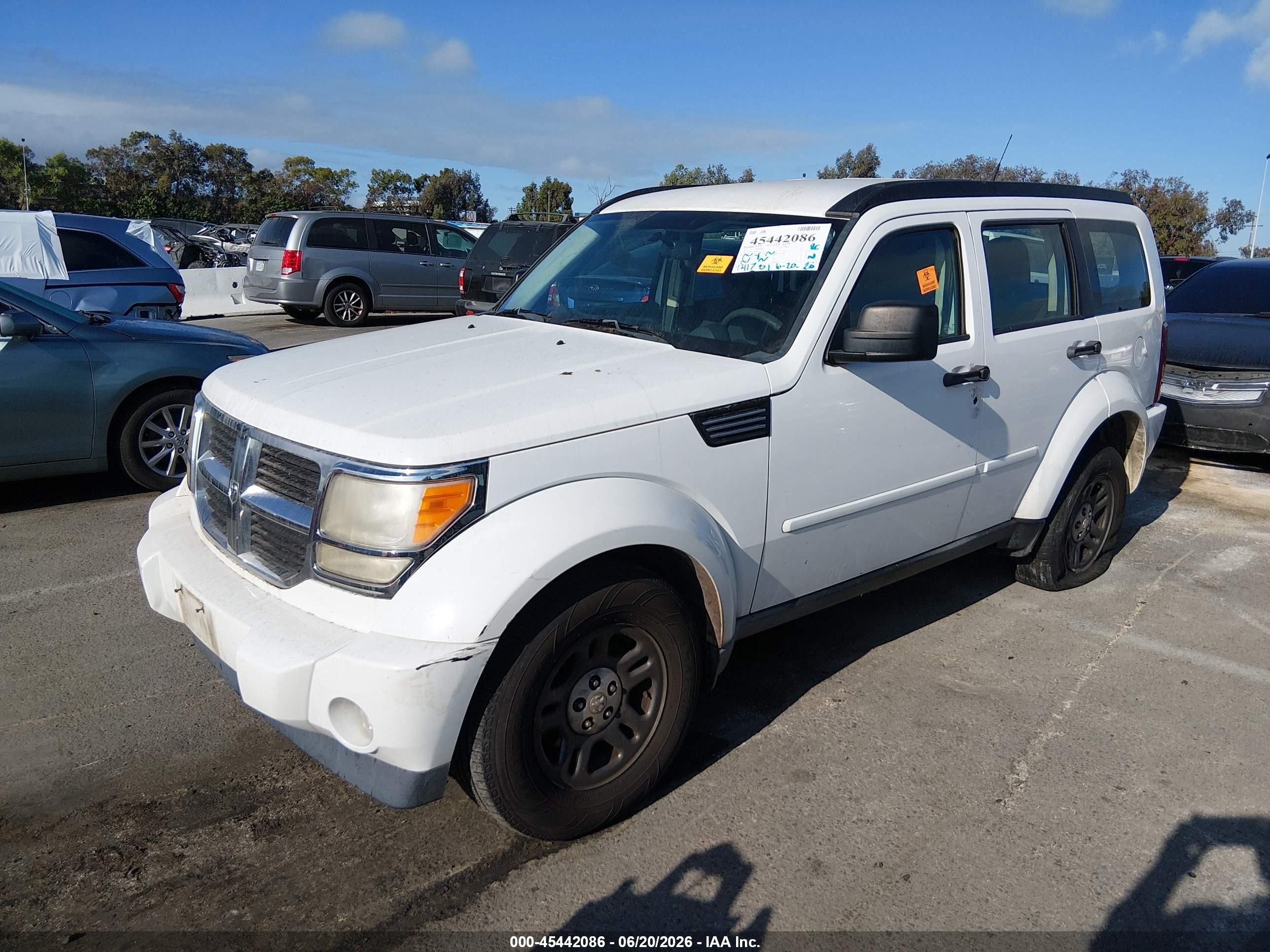 2011 Dodge Nitro Se White vin: 1D4PT2GK0BW521358