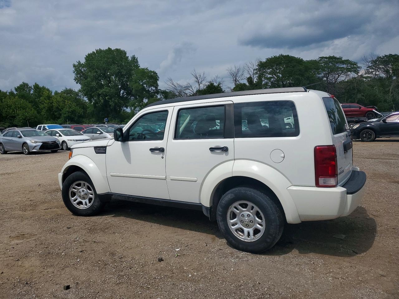 2010 Dodge Nitro Se White vin: 1D4PT2GK1AW105267
