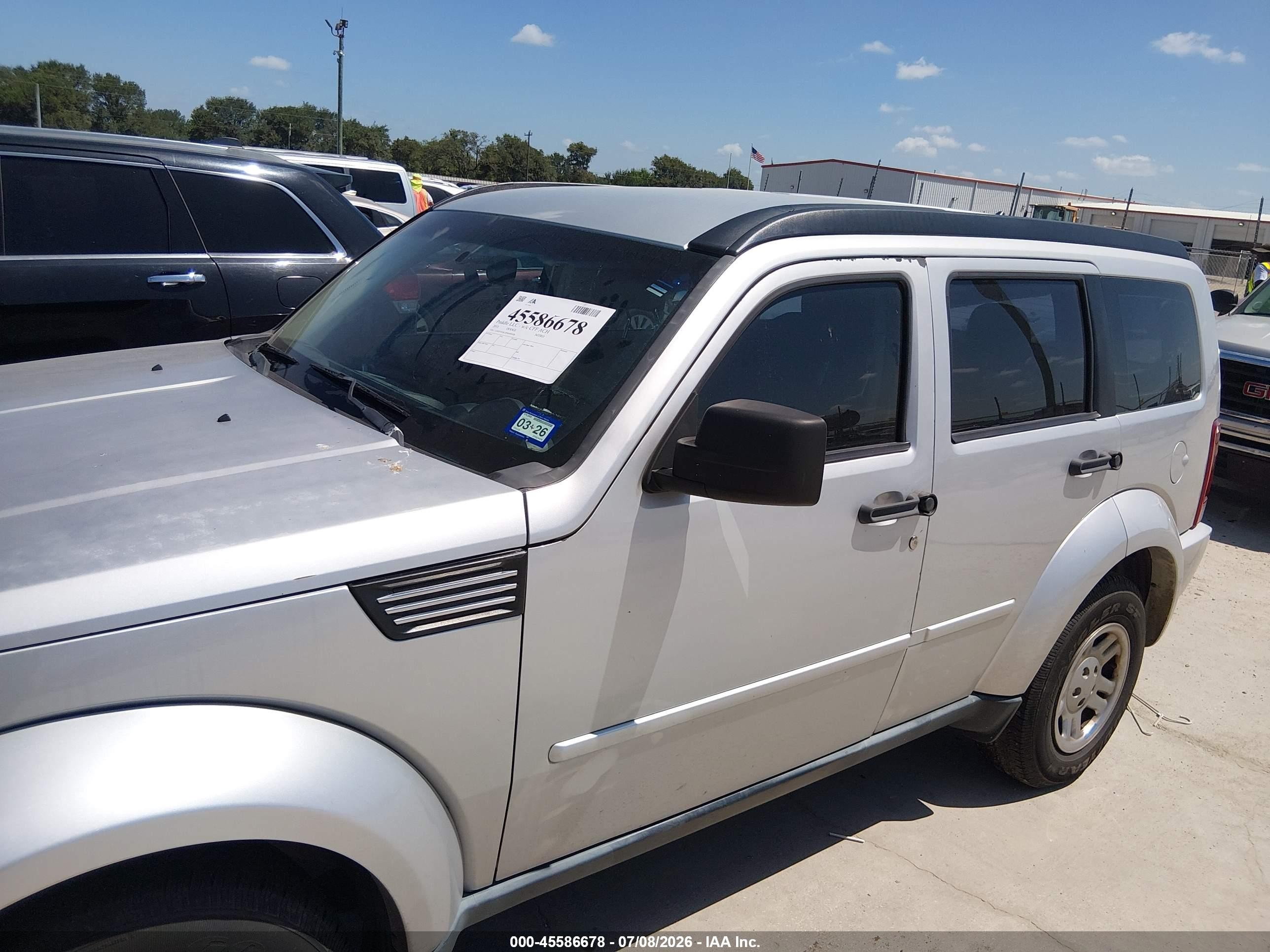 2011 Dodge Nitro Se Silver vin: 1D4PT2GK1BW600408