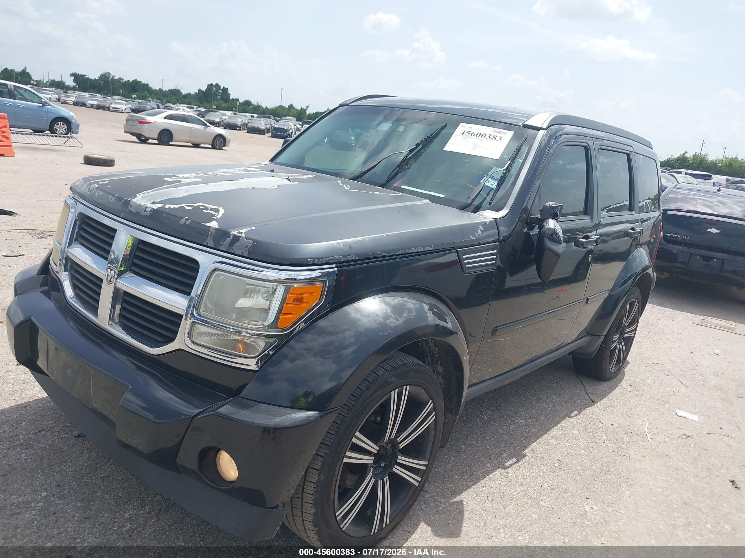 2010 Dodge Nitro Se Черный vin: 1D4PT2GK7AW100204