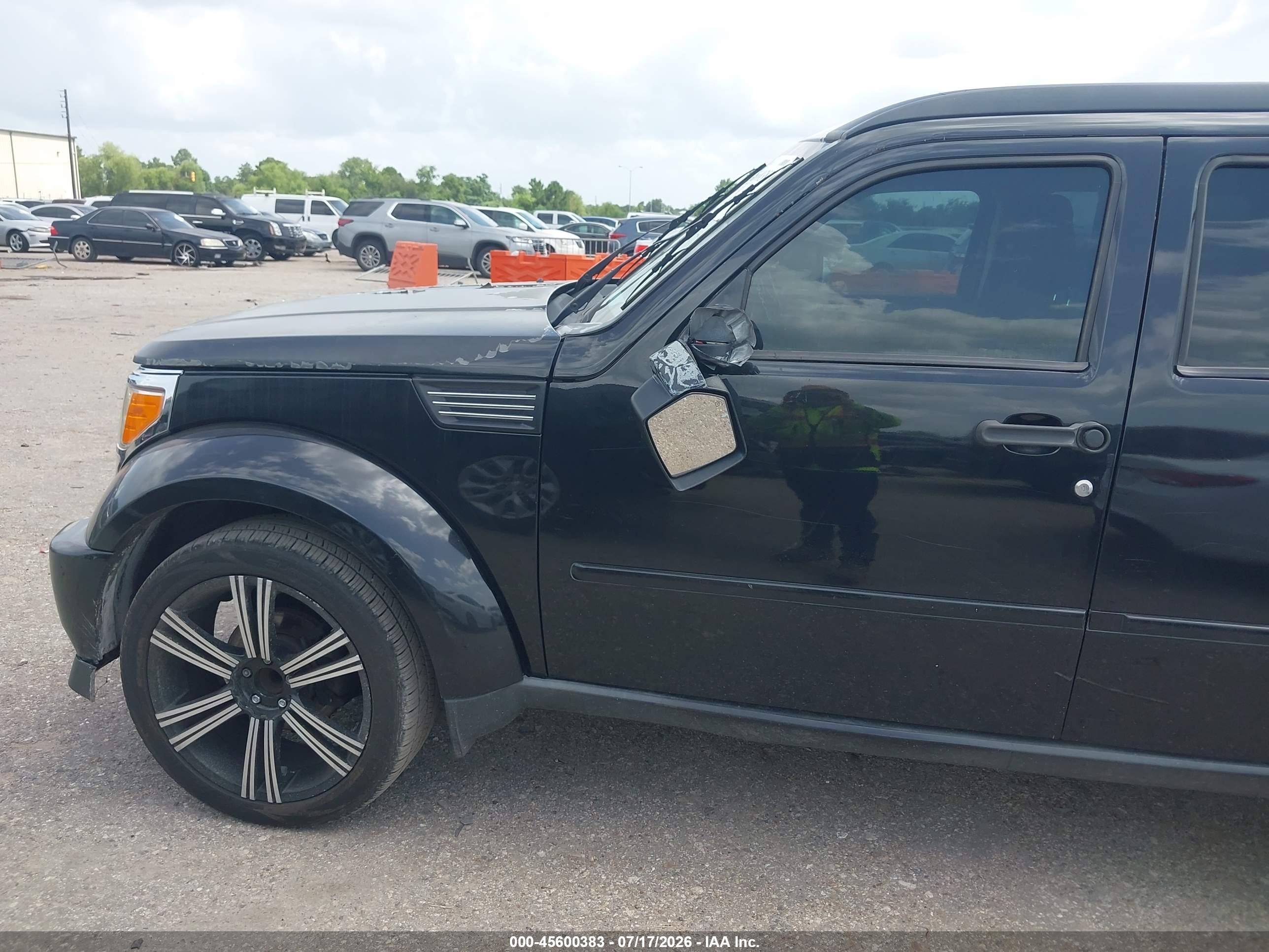 2010 Dodge Nitro Se Черный vin: 1D4PT2GK7AW100204