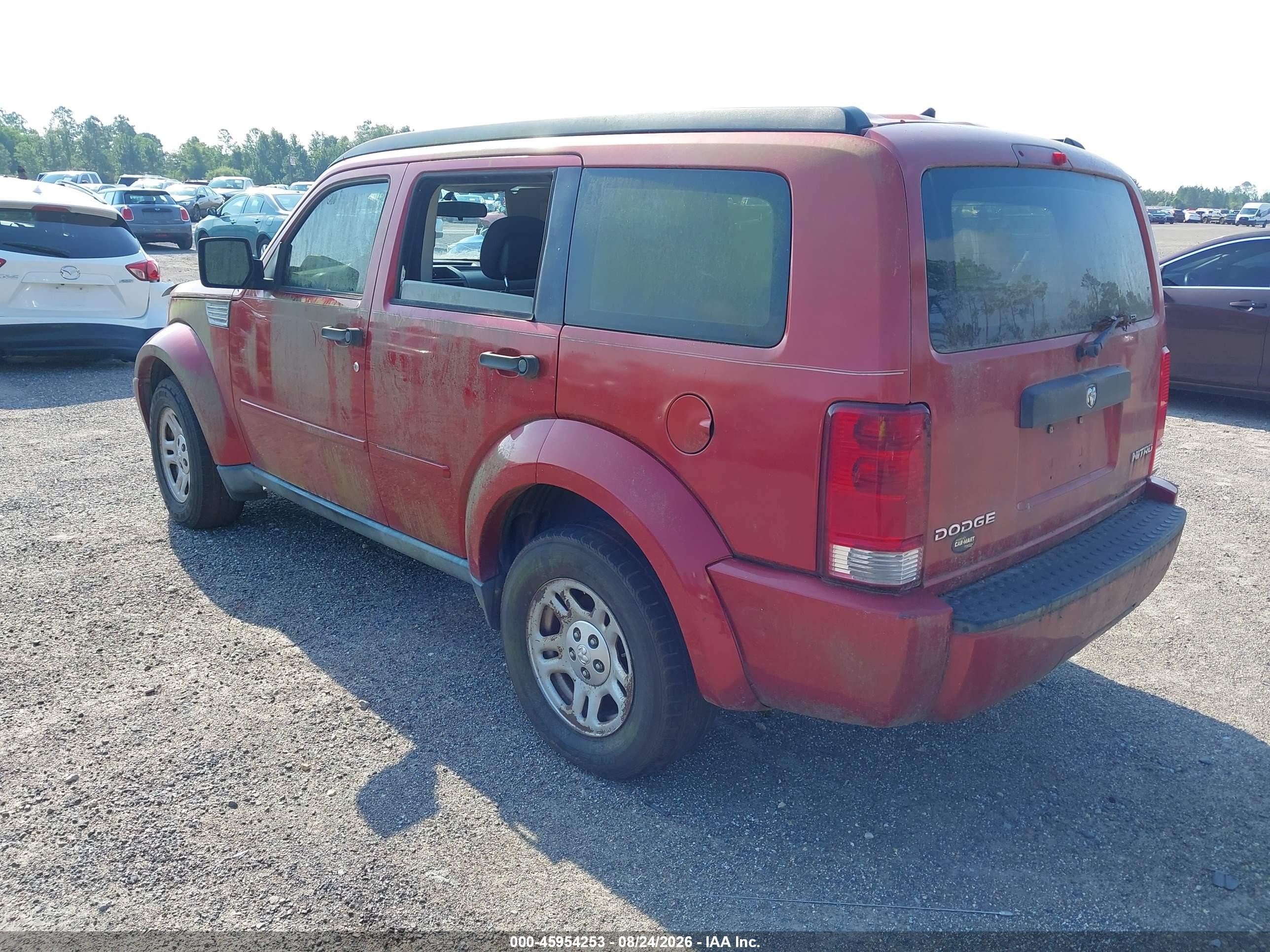 2011 Dodge Nitro Se Red vin: 1D4PT2GKXBW535512