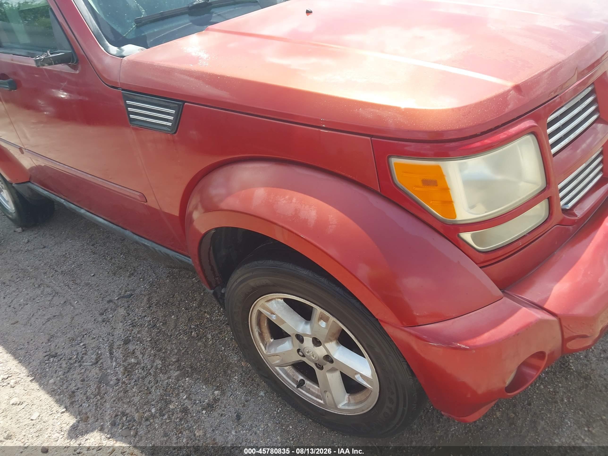 2010 Dodge Nitro Sxt Orange vin: 1D4PT5GK7AW106702