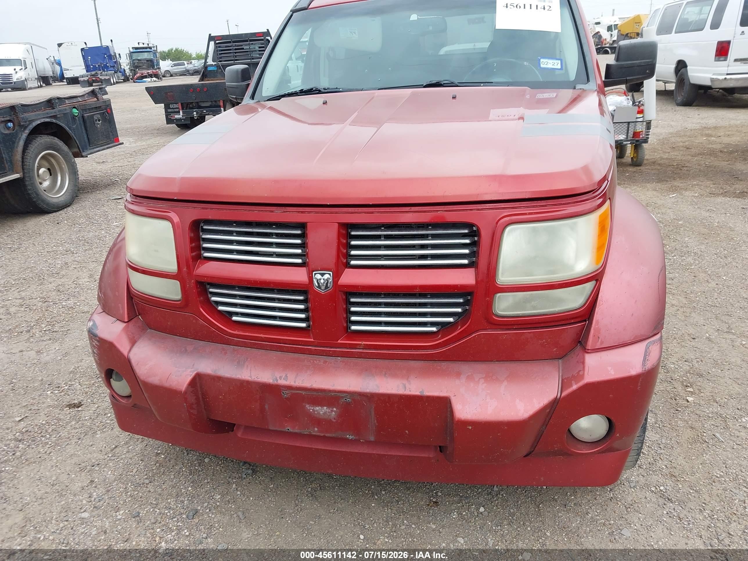 2011 Dodge Nitro Detonator Красный vin: 1D4PT6GX0BW532587