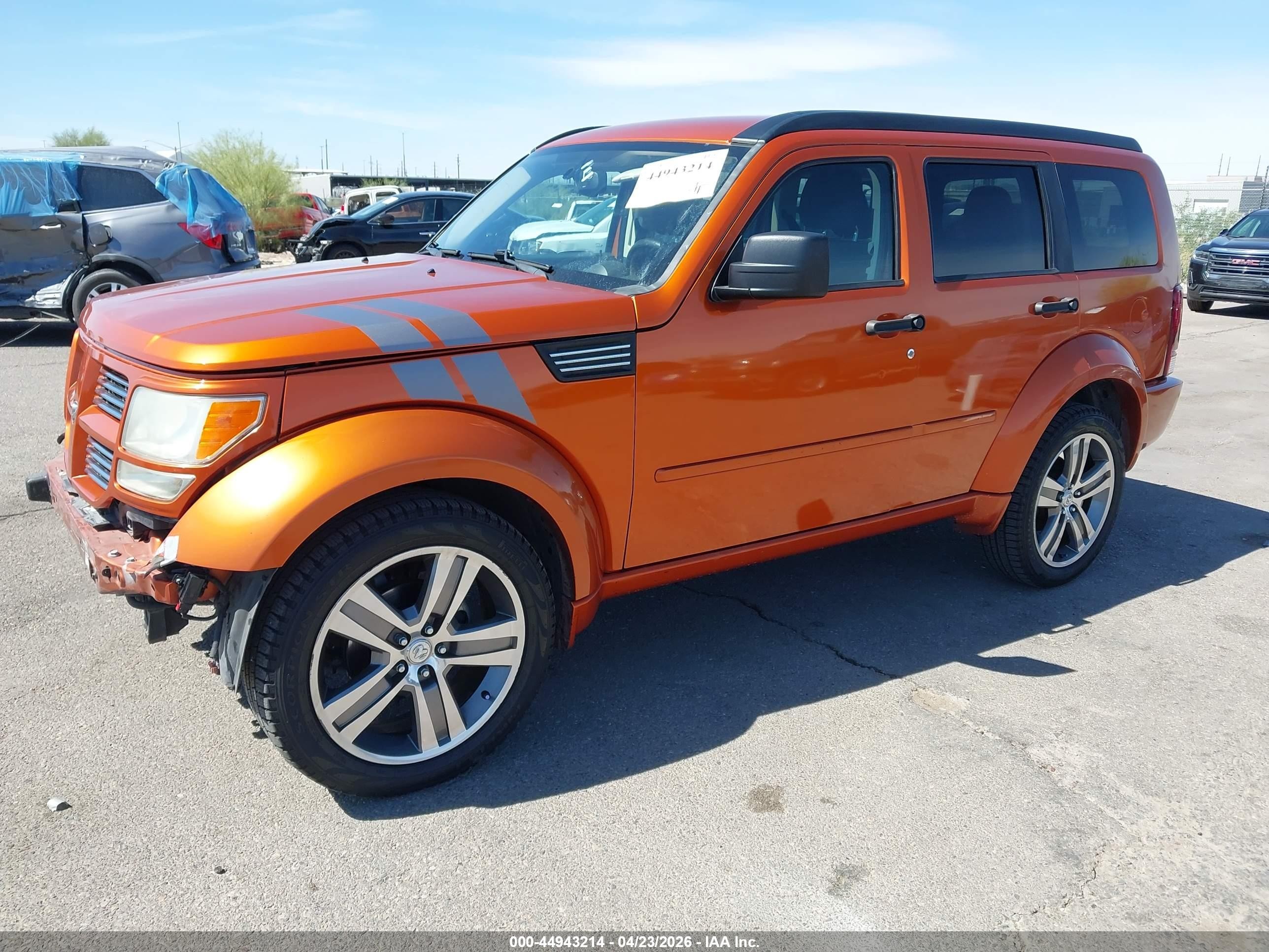 2011 Dodge Nitro Detonator Оранжевый vin: 1D4PT6GX3BW589303