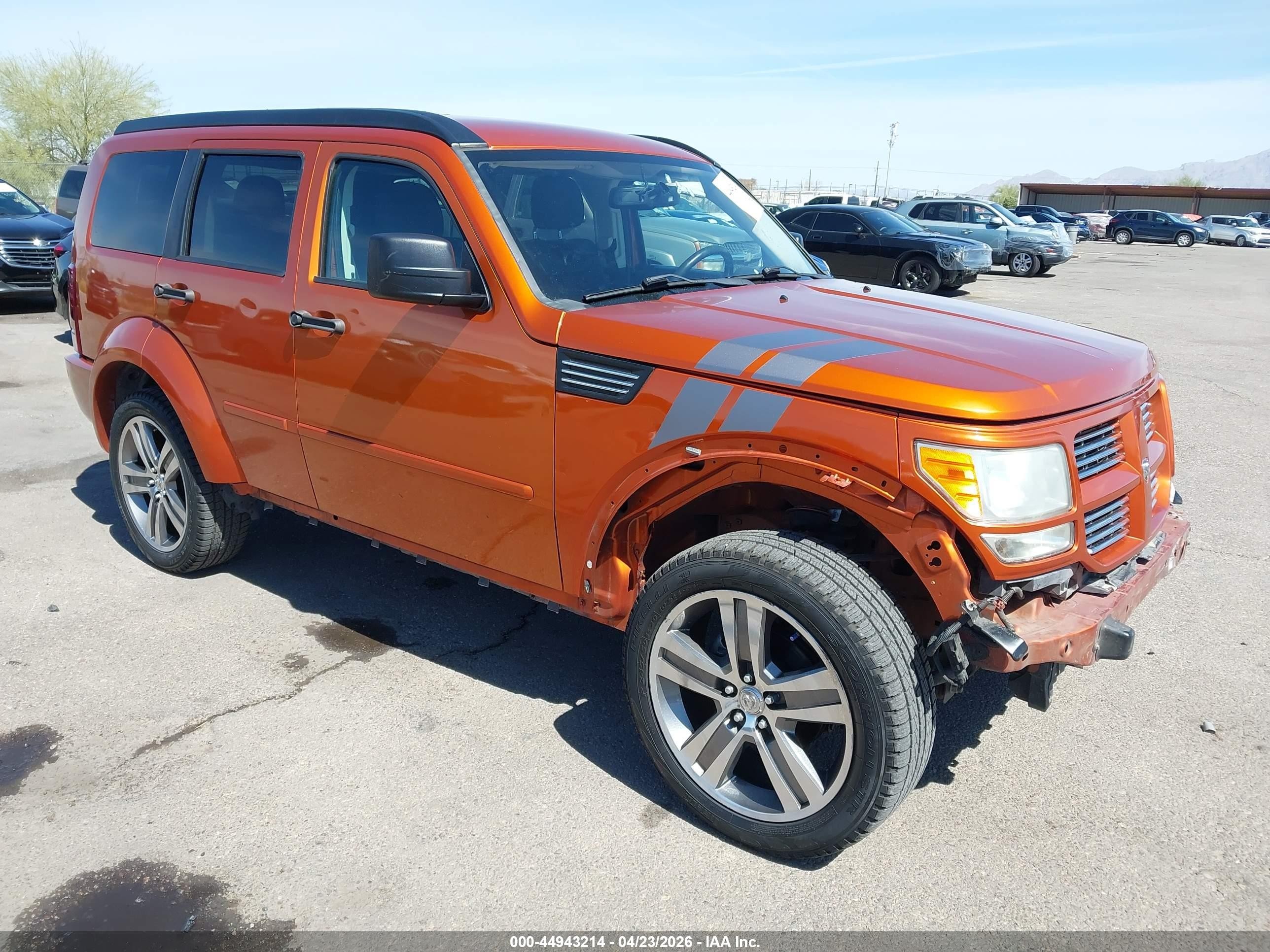 2011 Dodge Nitro Detonator Orange vin: 1D4PT6GX3BW589303