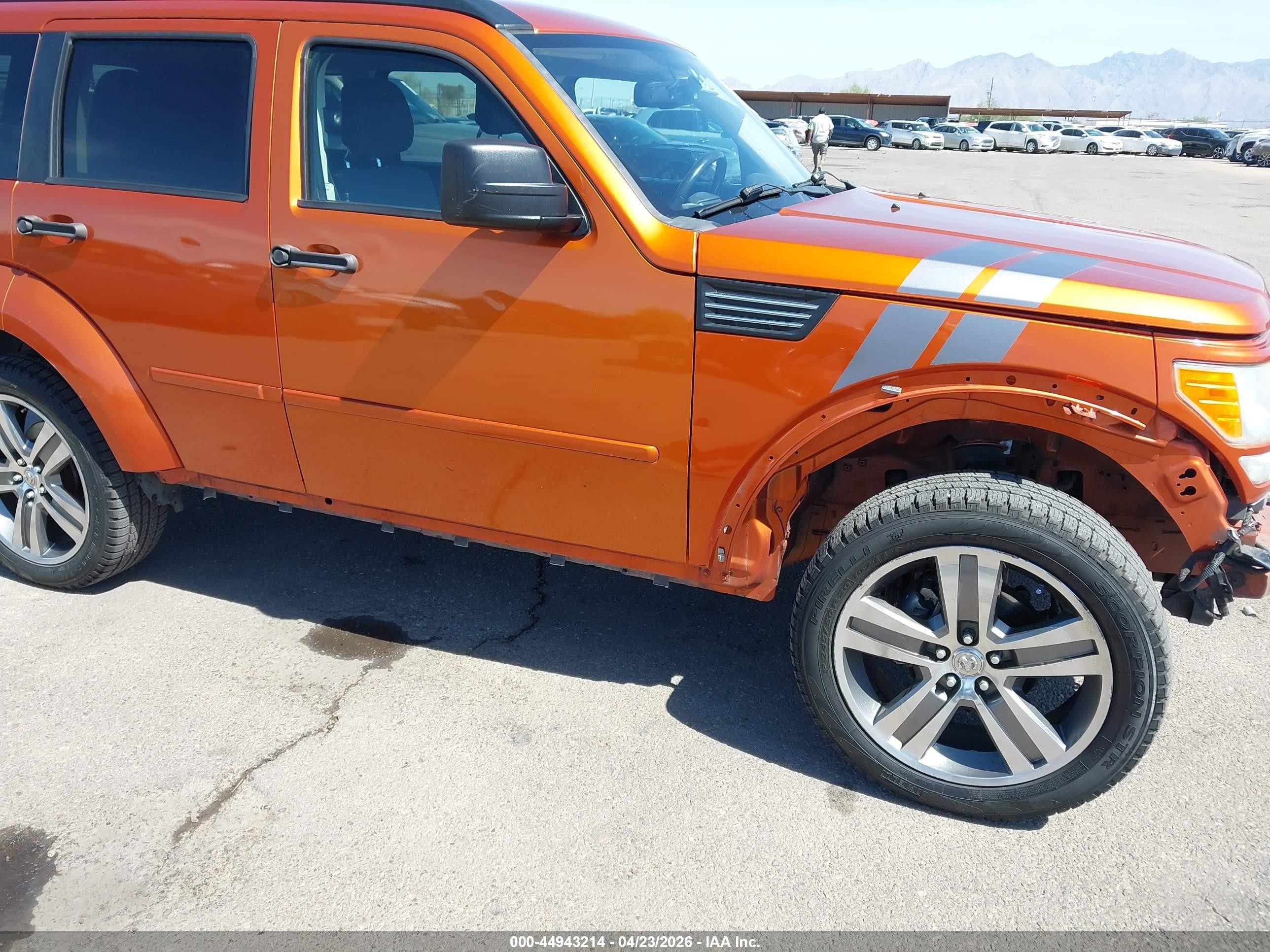 2011 Dodge Nitro Detonator Оранжевый vin: 1D4PT6GX3BW589303