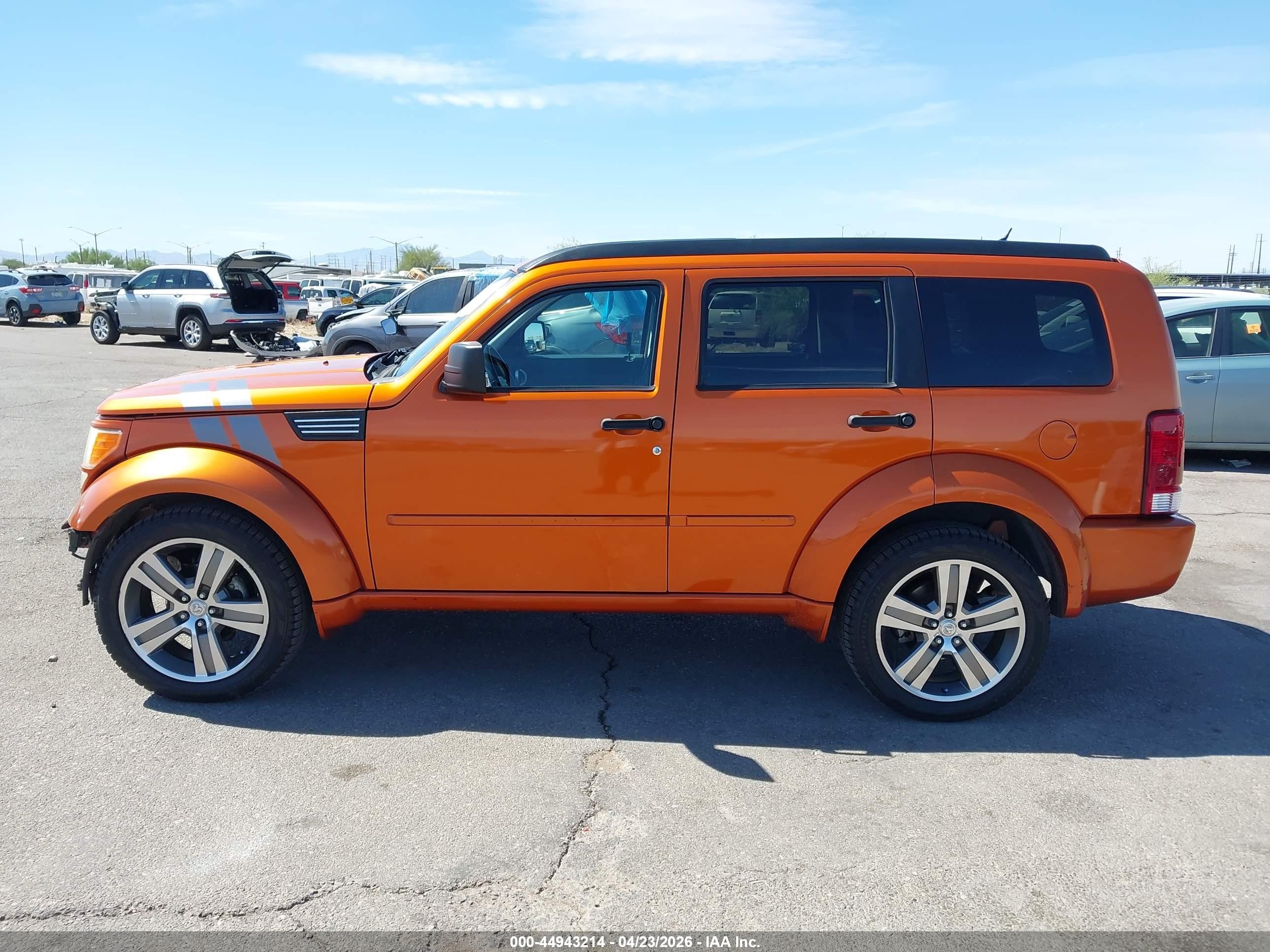 2011 Dodge Nitro Detonator Оранжевый vin: 1D4PT6GX3BW589303