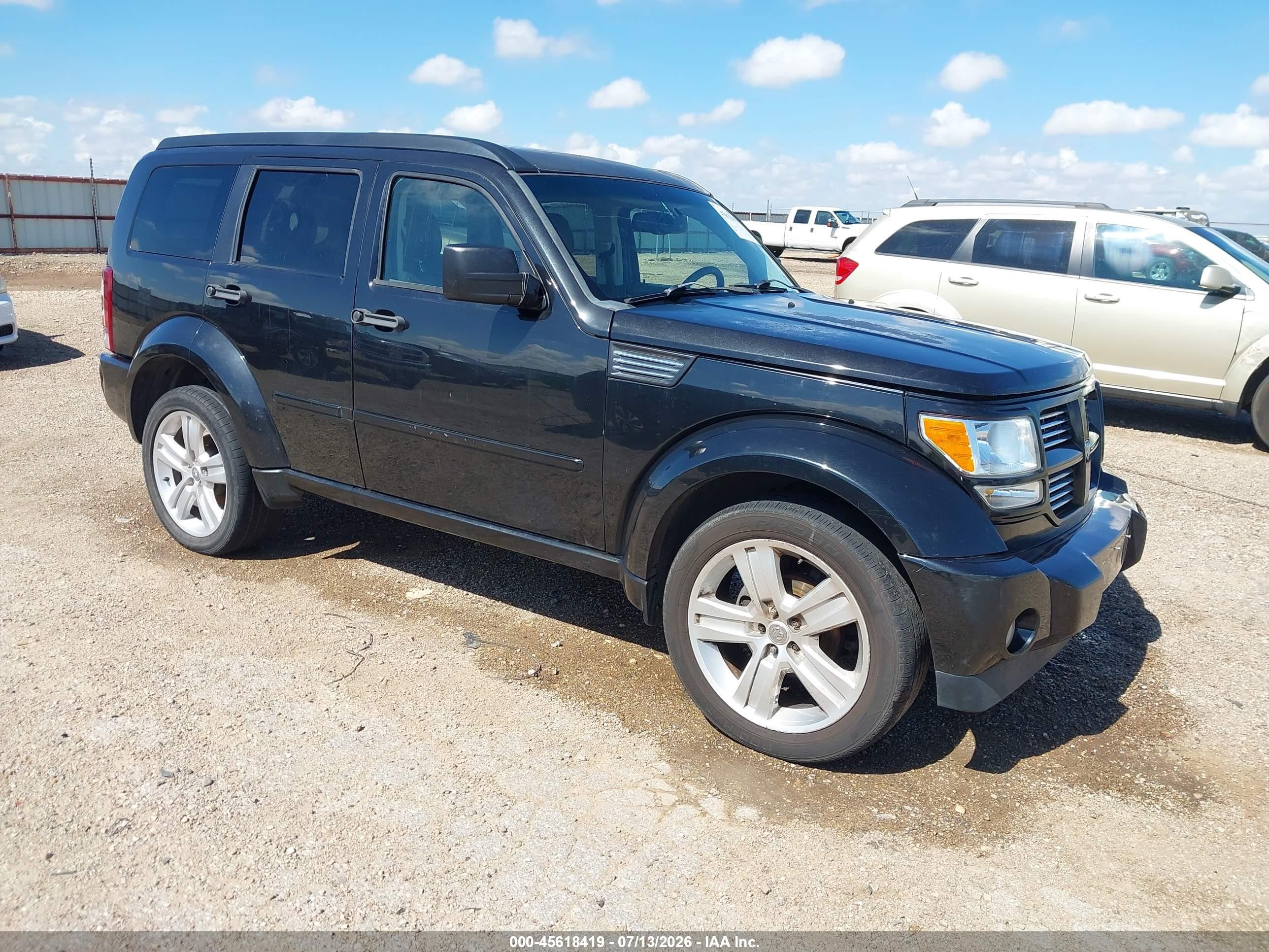 2010 Dodge Nitro Shock Black vin: 1D4PT7GX7AW163828