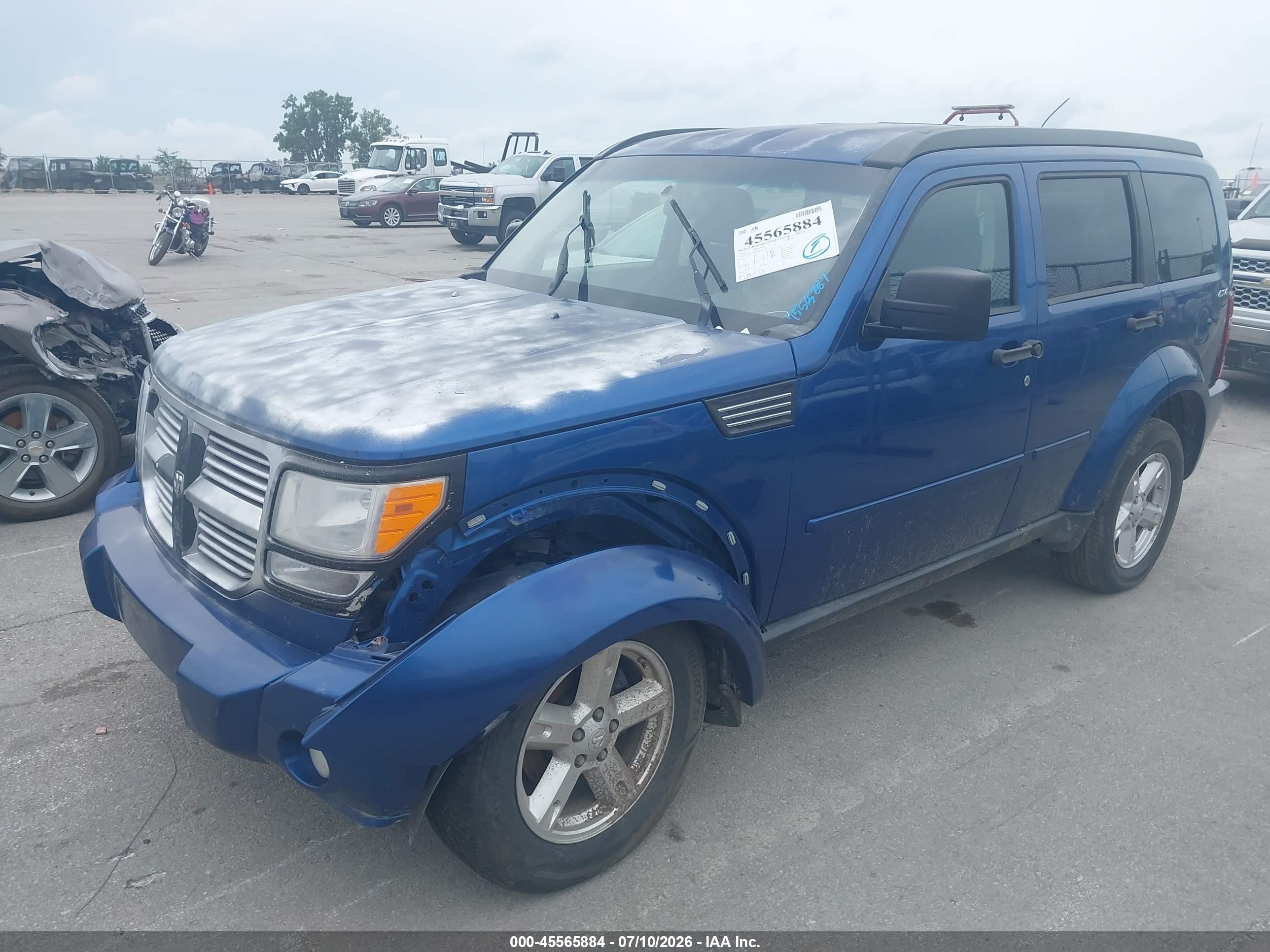 2010 Dodge Nitro Se Blue vin: 1D4PU2GK7AW106727