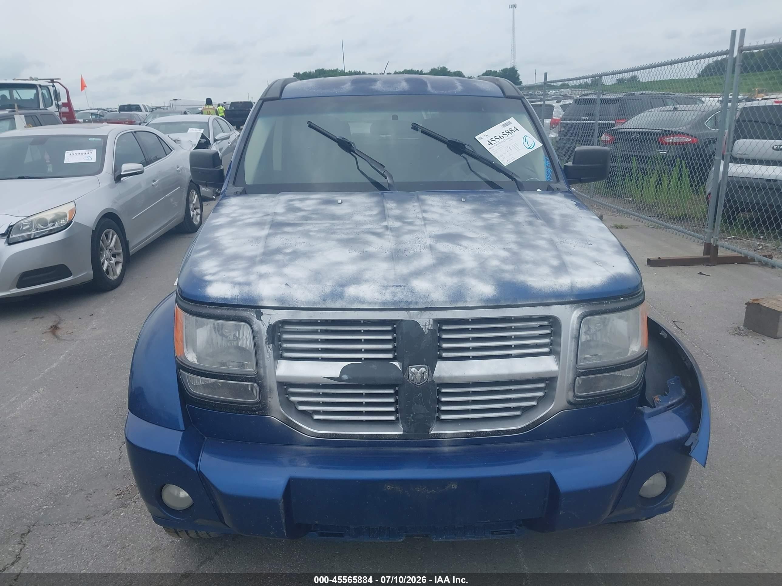 2010 Dodge Nitro Se Blue vin: 1D4PU2GK7AW106727
