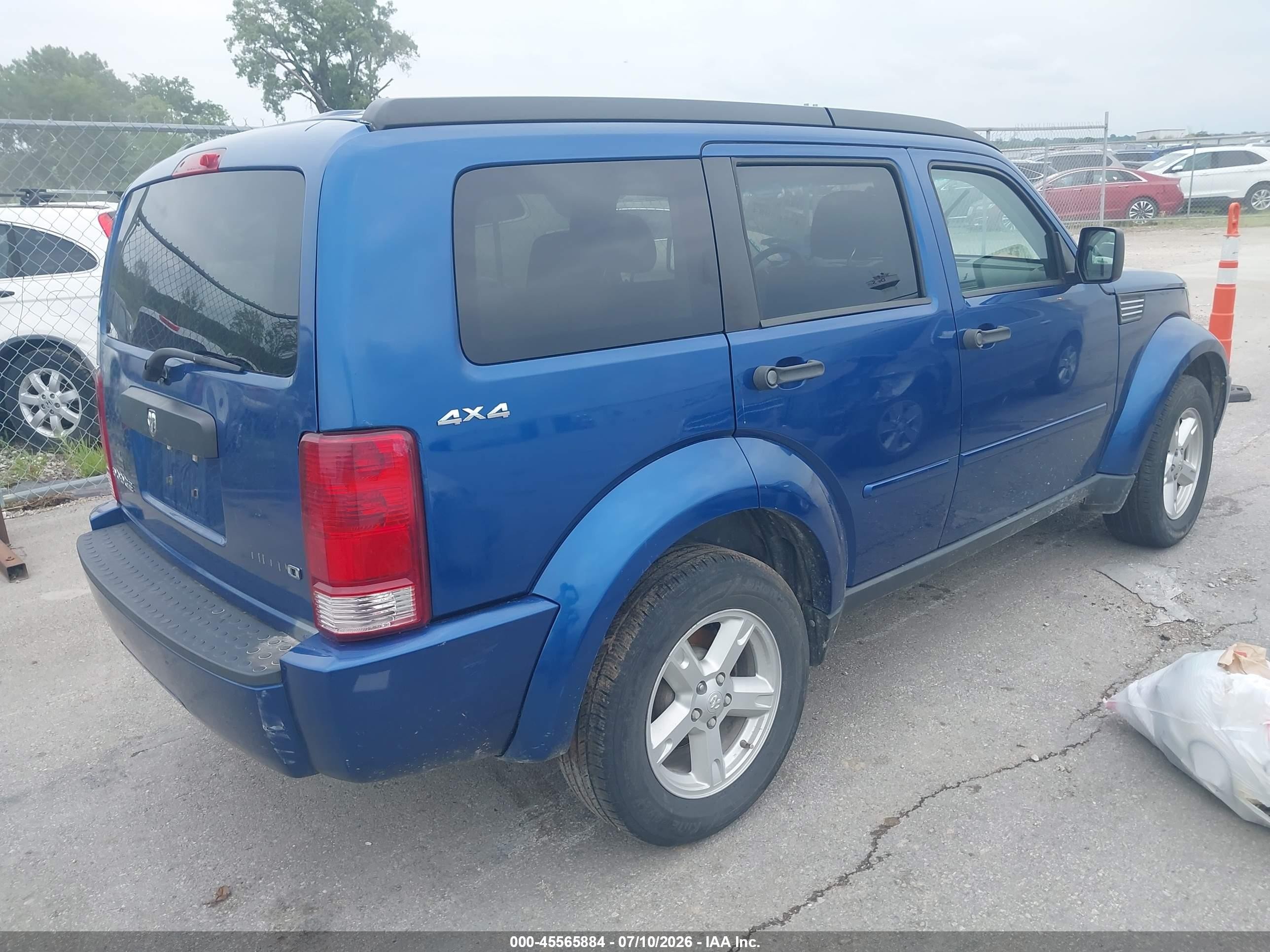 2010 Dodge Nitro Se Blue vin: 1D4PU2GK7AW106727