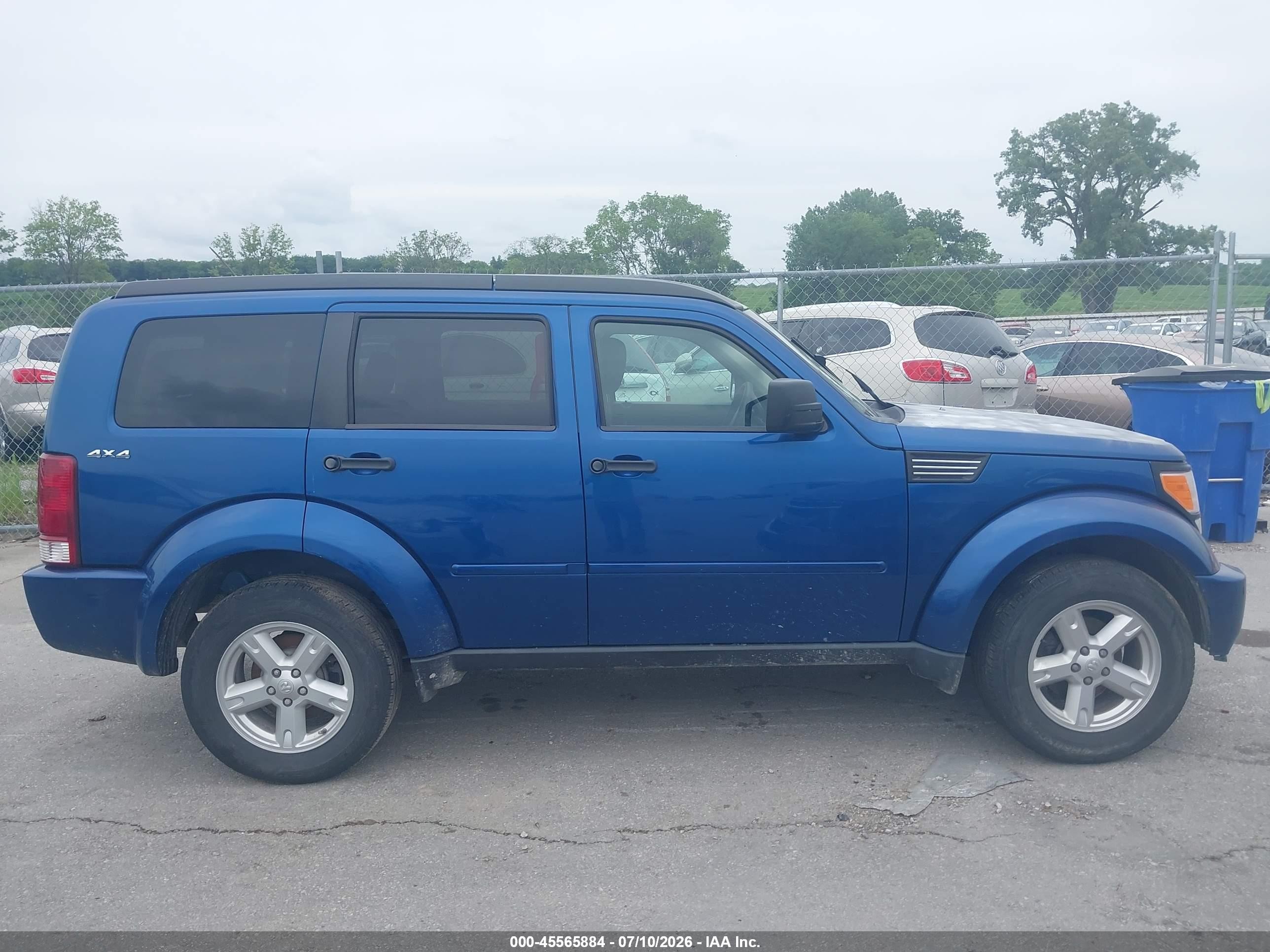 2010 Dodge Nitro Se Blue vin: 1D4PU2GK7AW106727