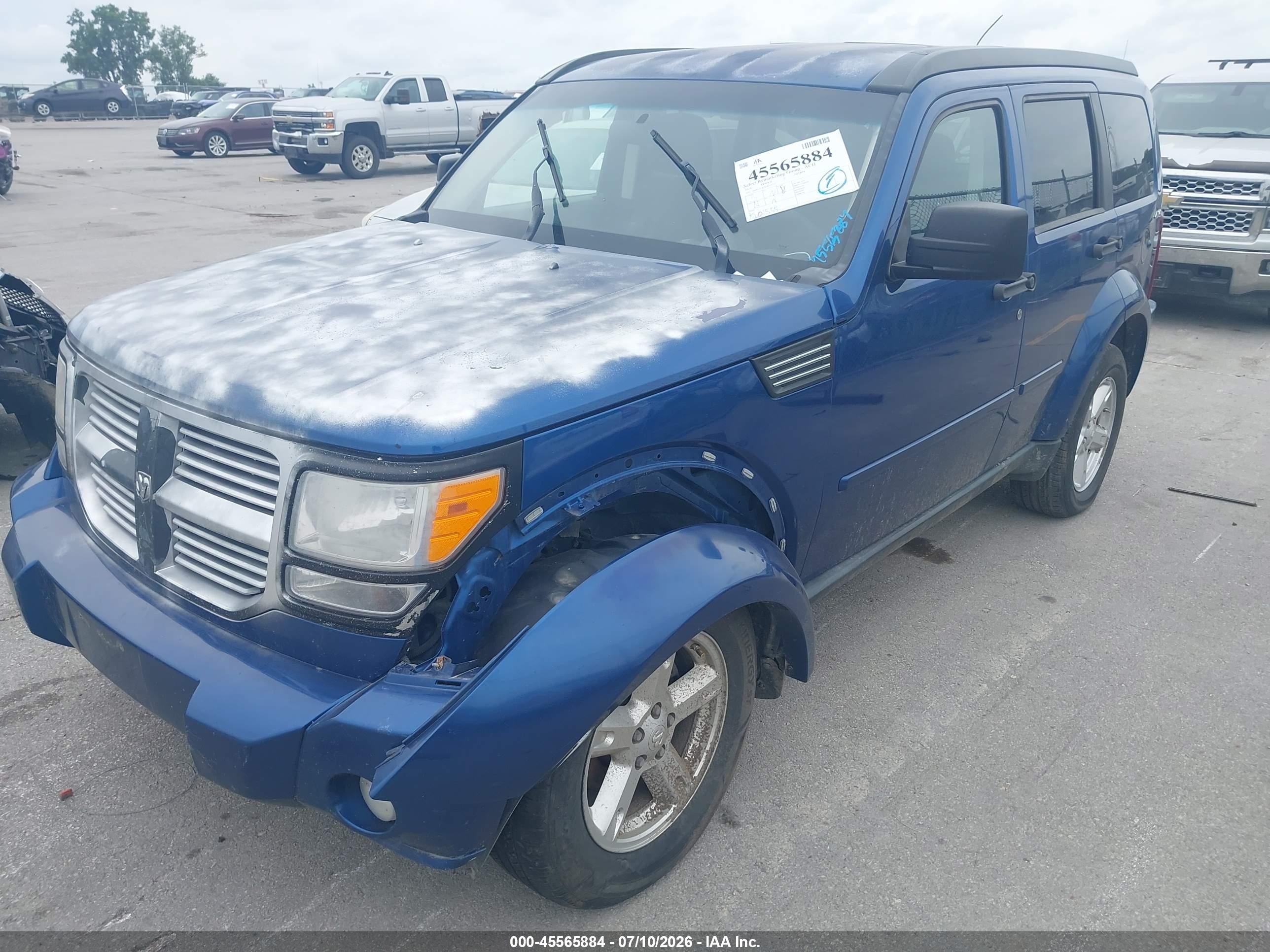 2010 Dodge Nitro Se Blue vin: 1D4PU2GK7AW106727