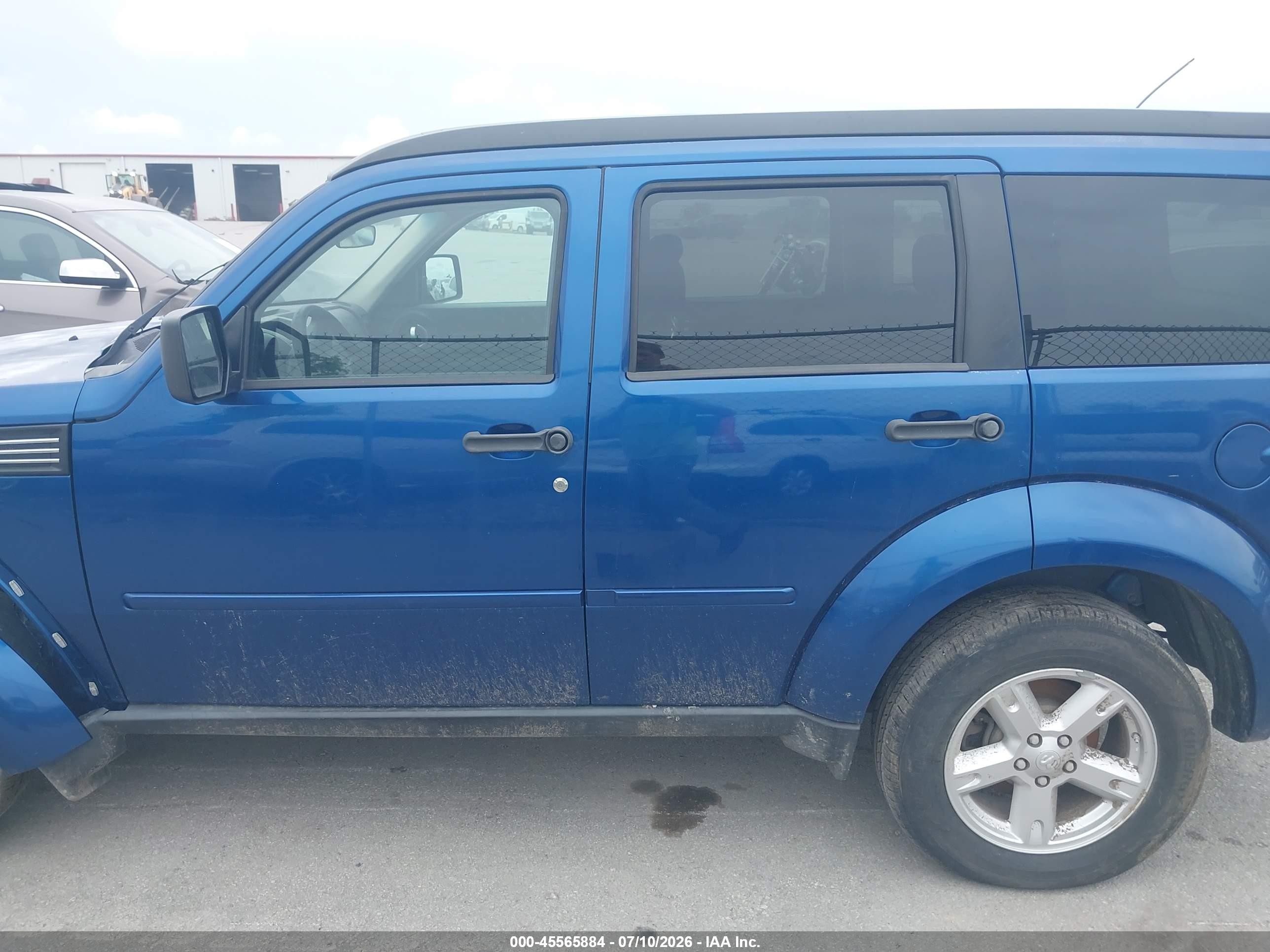 2010 Dodge Nitro Se Blue vin: 1D4PU2GK7AW106727