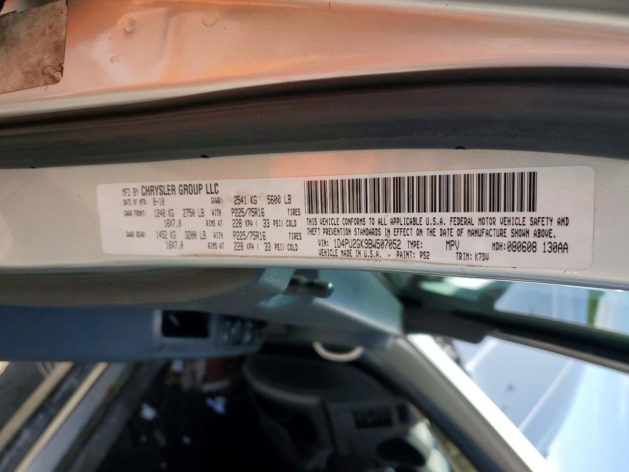 2011 Dodge Nitro Se Silver vin: 1D4PU2GK9BW507052