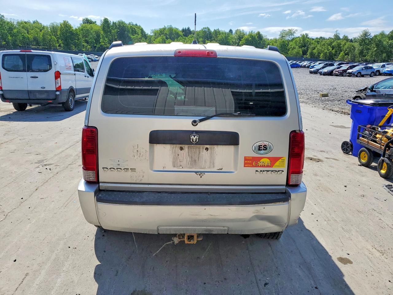2011 Dodge Nitro Se Silver vin: 1D4PU2GK9BW507052