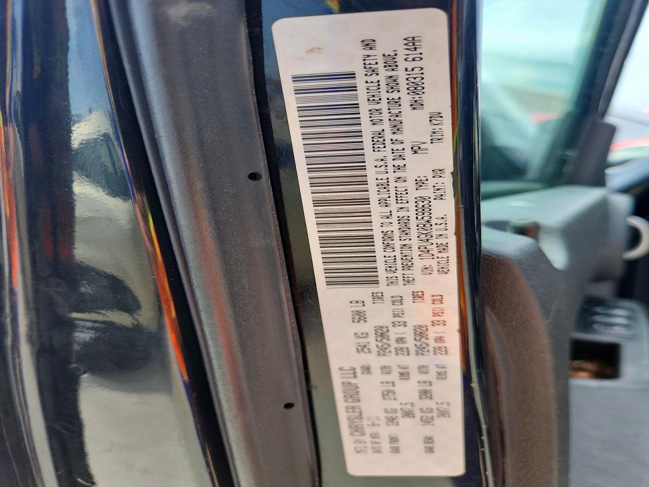 2011 Dodge Nitro Heat Black vin: 1D4PU4GK0BW598630