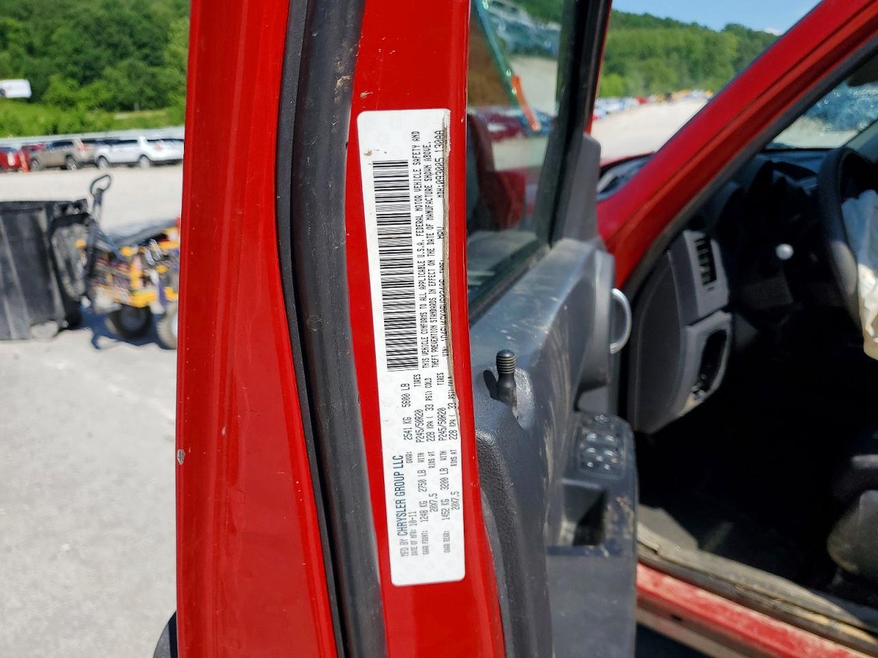 2011 Dodge Nitro Se Red vin: 1D4PU4GK0BW603406