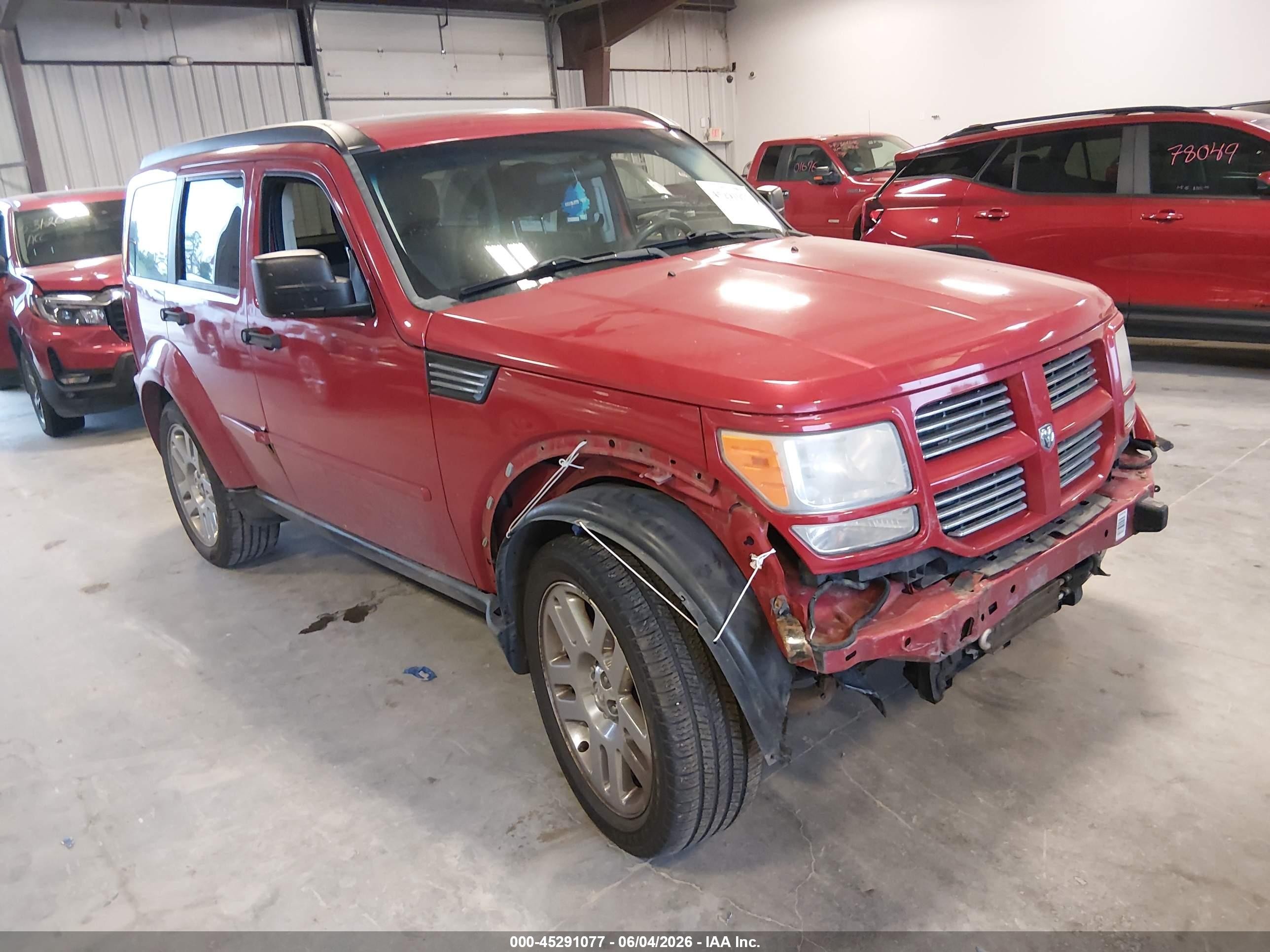 2011 Dodge Nitro Heat Red vin: 1D4PU4GK2BW605996
