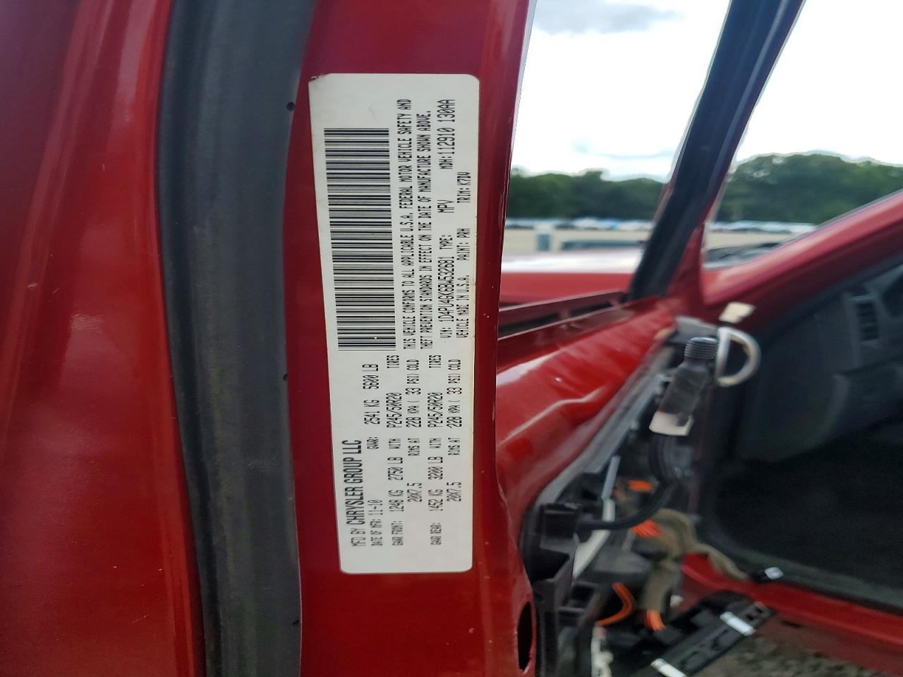 2011 Dodge Nitro Heat Красный vin: 1D4PU4GK6BW532681