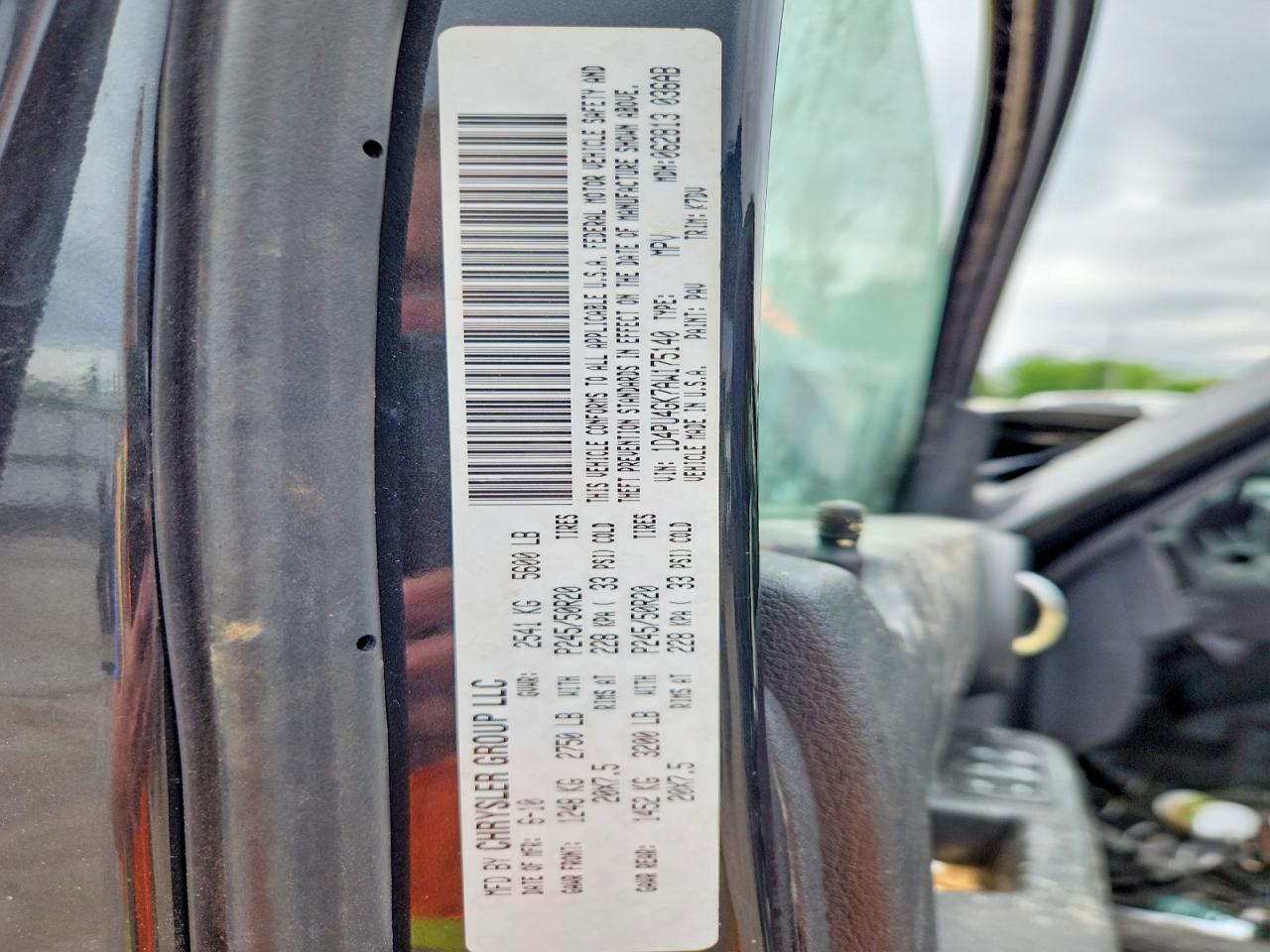 2010 Dodge Nitro Heat Black vin: 1D4PU4GK7AW175140