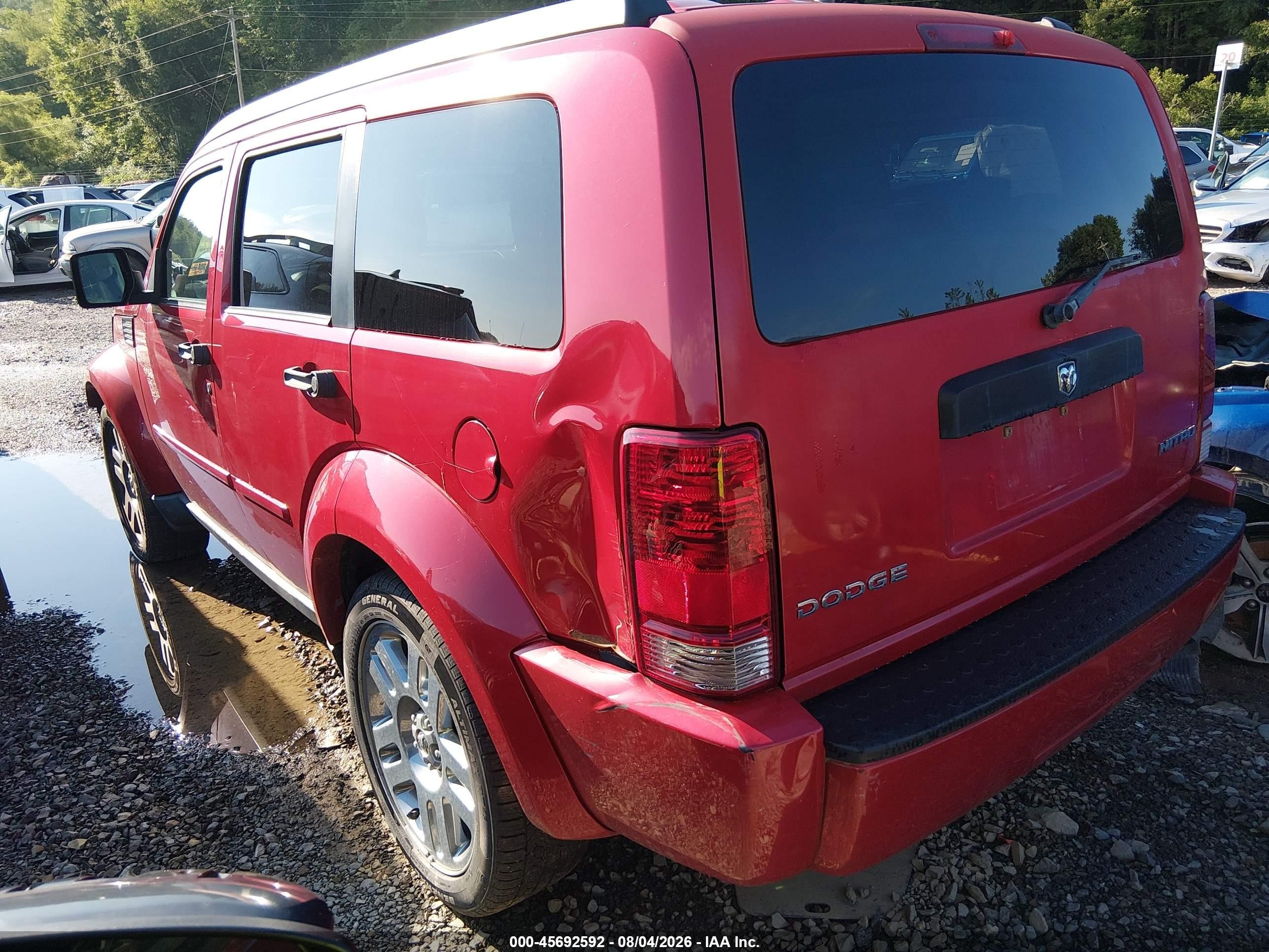 2011 Dodge Nitro Heat Red vin: 1D4PU4GK7BW603368