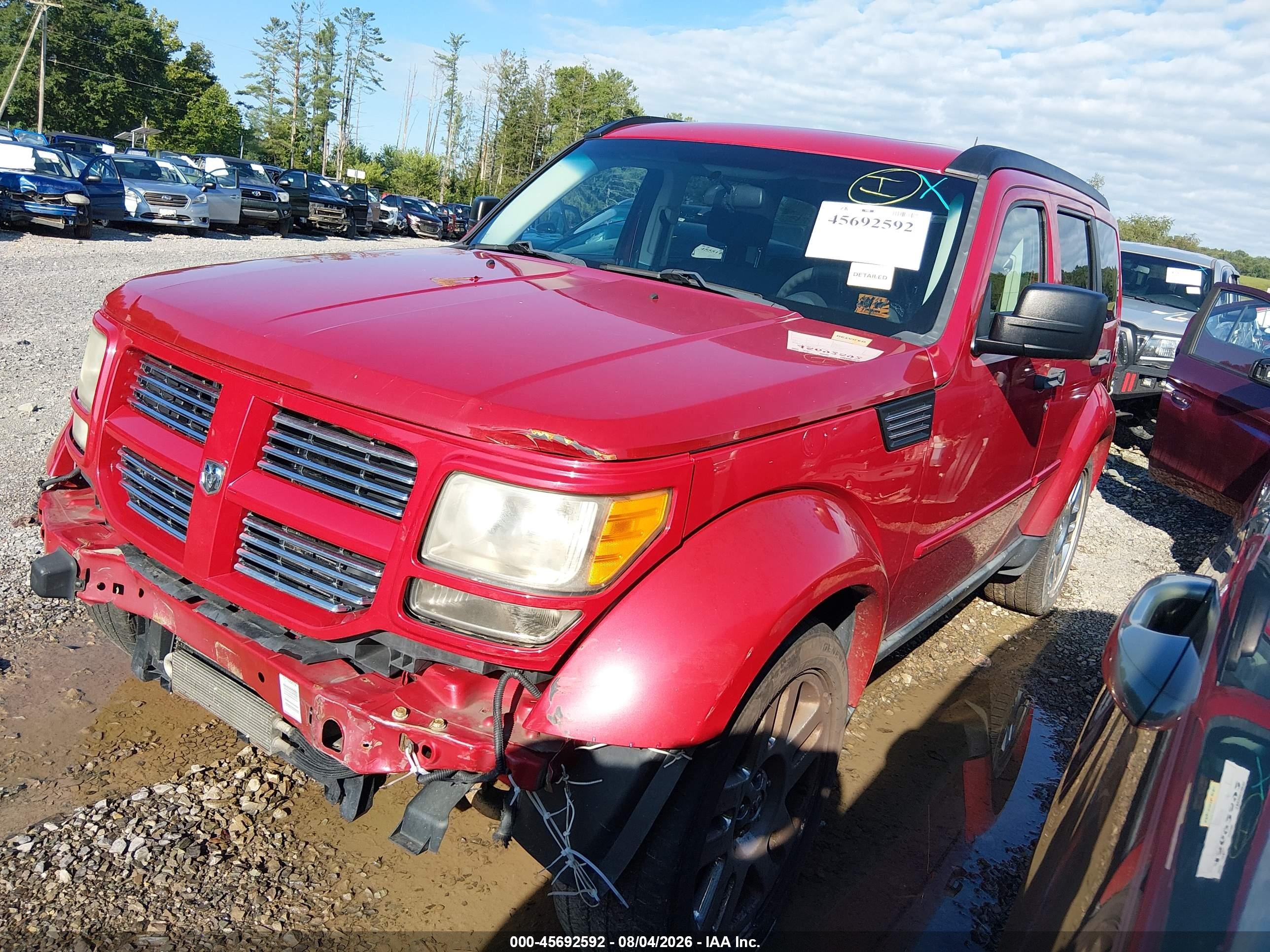 2011 Dodge Nitro Heat Red vin: 1D4PU4GK7BW603368