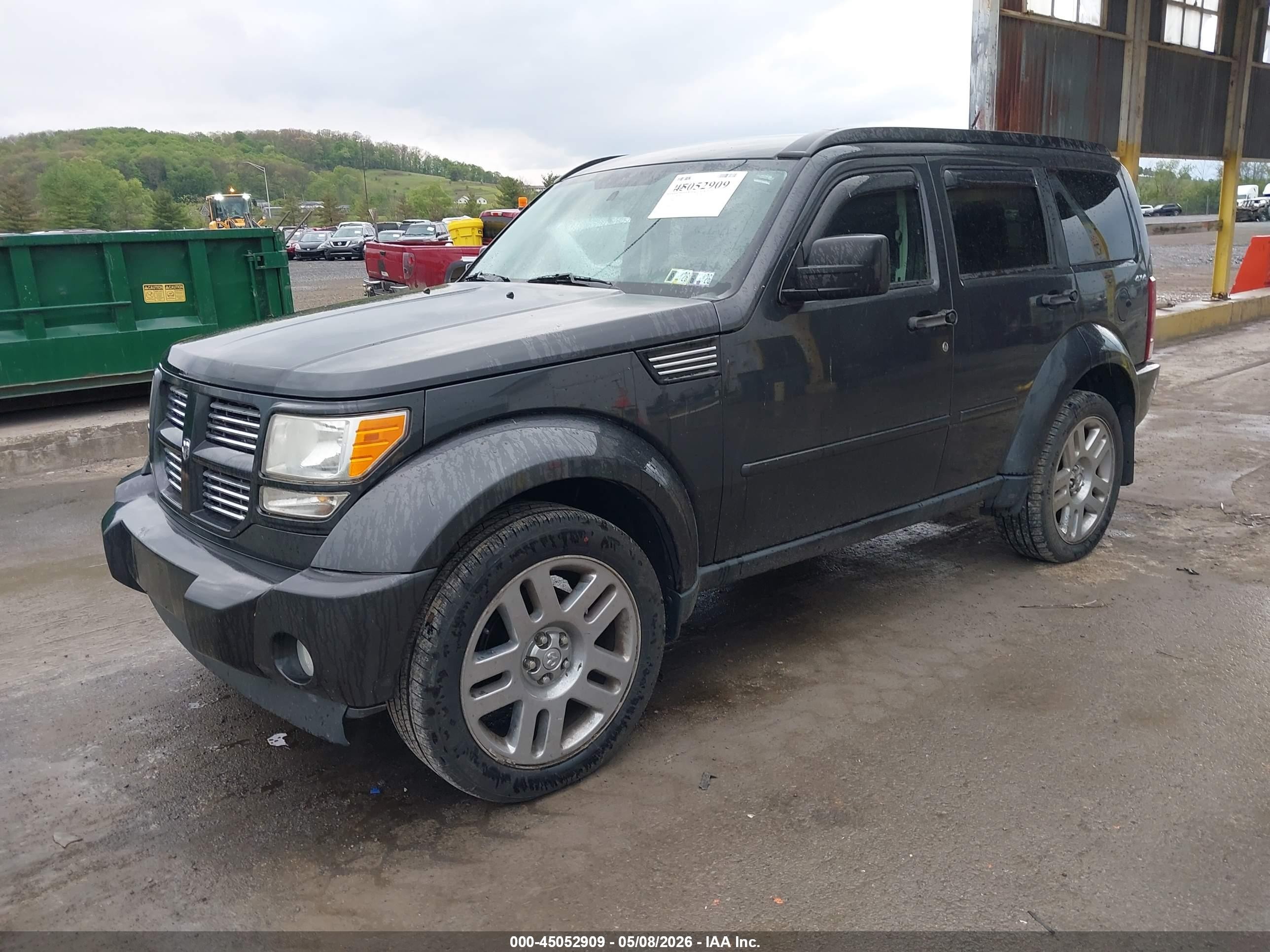 2010 Dodge Nitro Heat Черный vin: 1D4PU4GK9AW172269