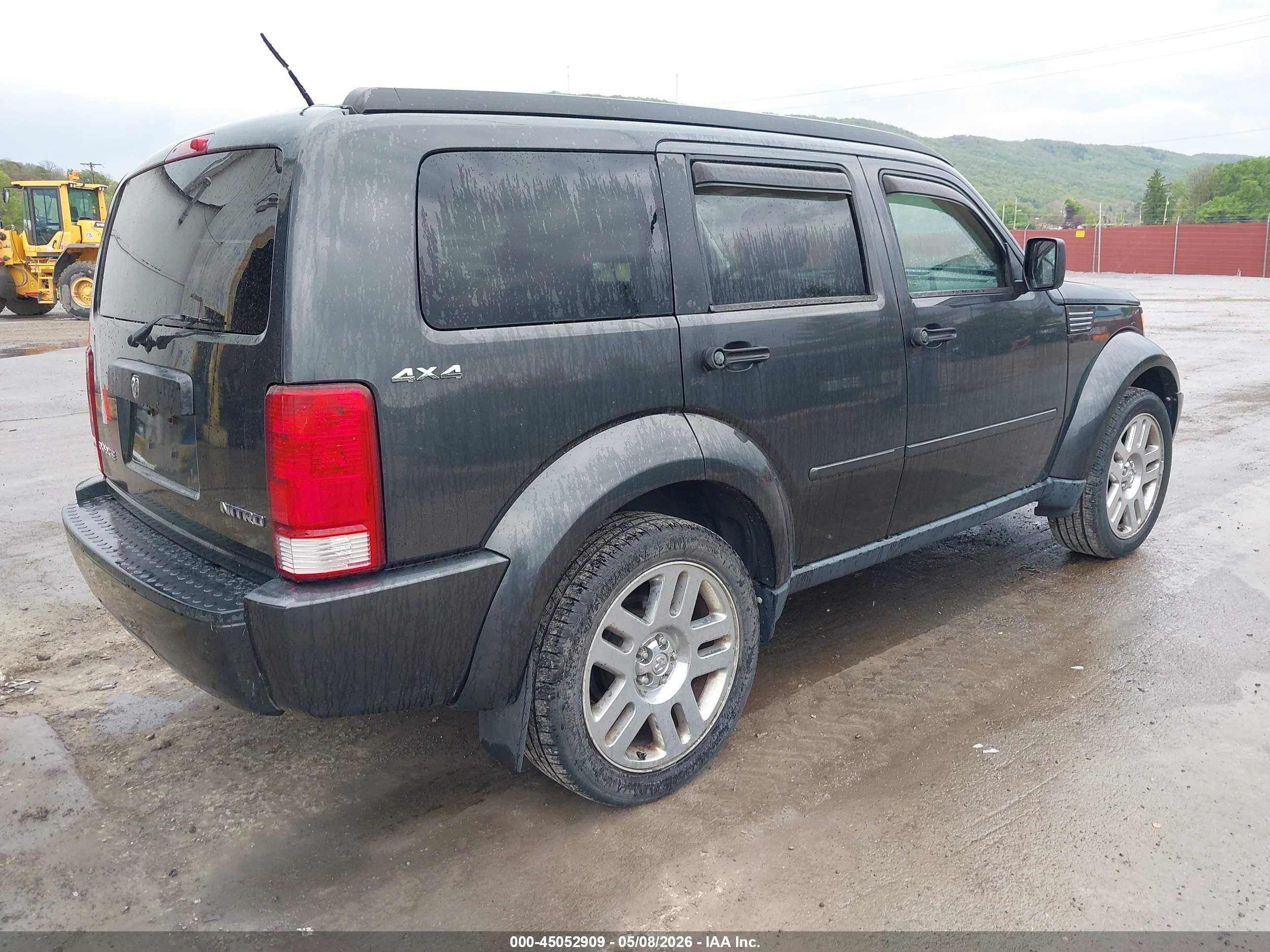 2010 Dodge Nitro Heat Черный vin: 1D4PU4GK9AW172269