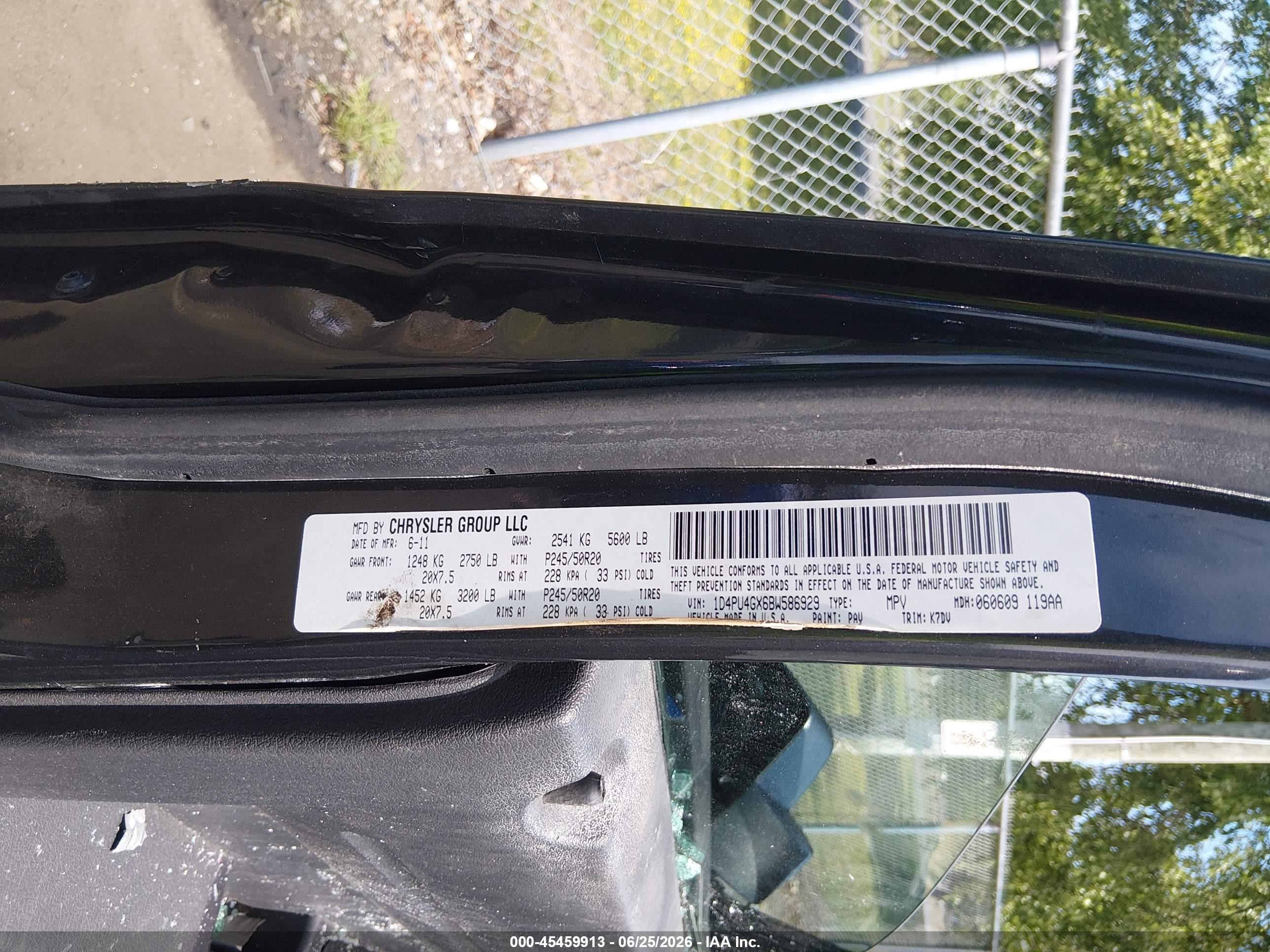 2011 Dodge Nitro Heat Gray vin: 1D4PU4GX6BW586929