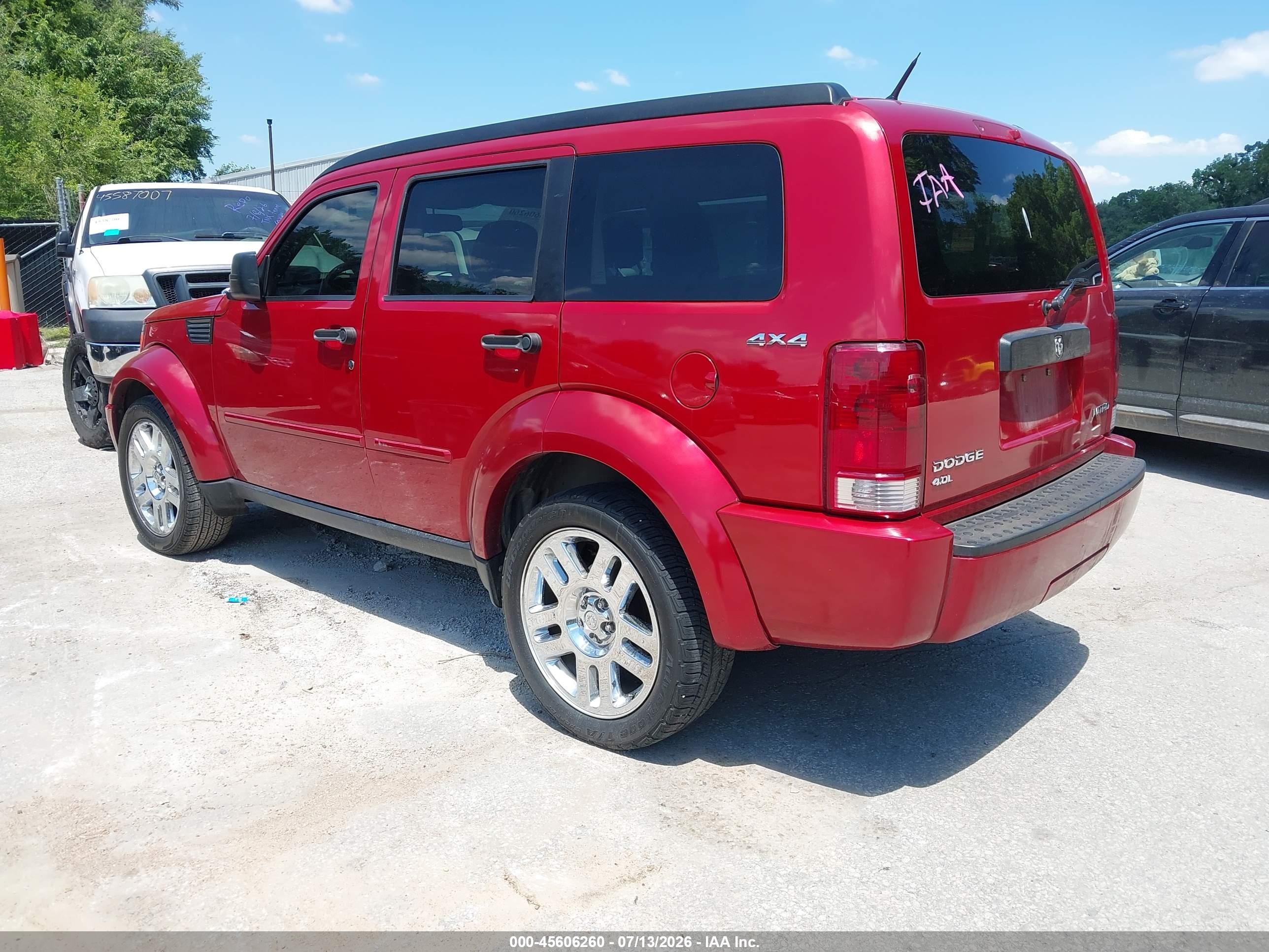 2011 Dodge Nitro Heat Красный vin: 1D4PU4GXXBW504989