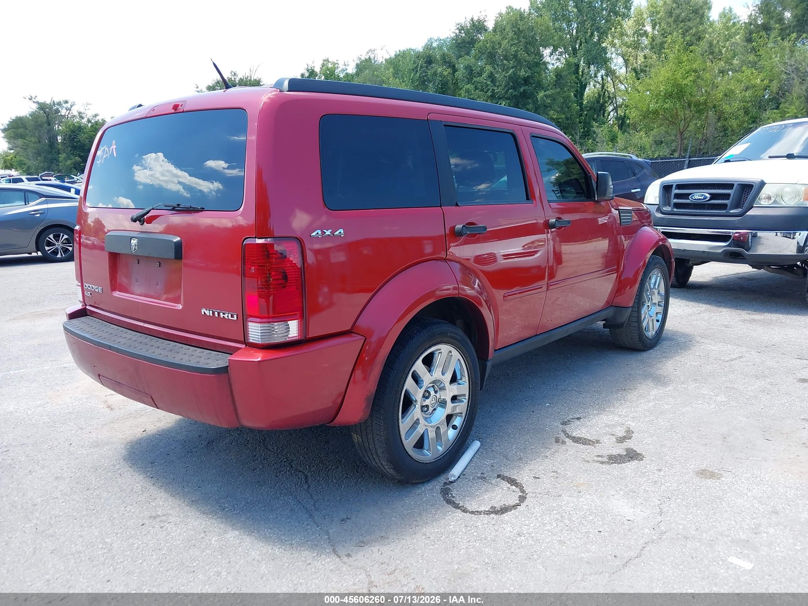 2011 Dodge Nitro Heat Красный vin: 1D4PU4GXXBW504989