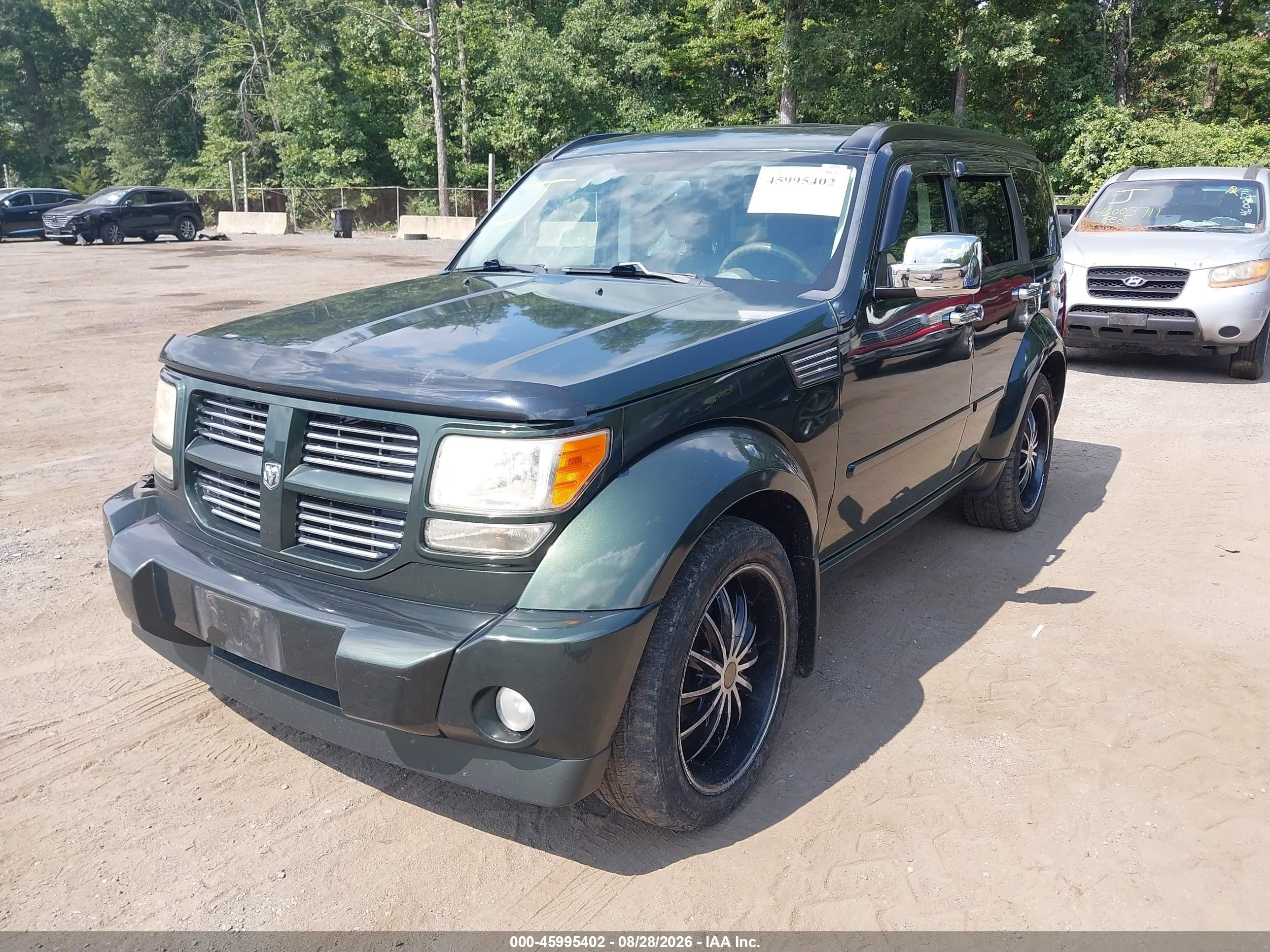 2010 Dodge Nitro Sxt Green vin: 1D4PU5GK6AW125139