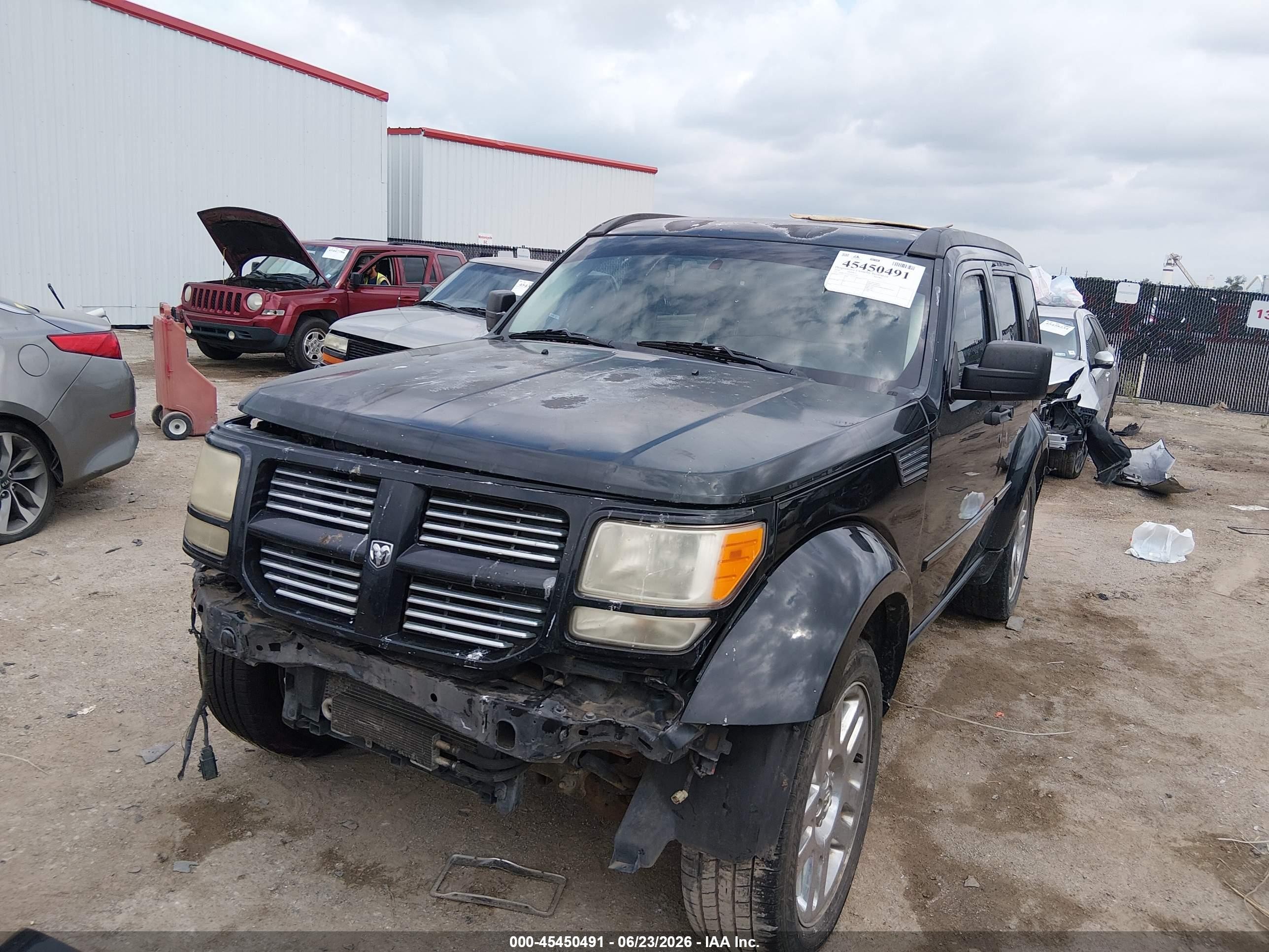 2010 Dodge Nitro Sxt Black vin: 1D4PU5GX5AW141795