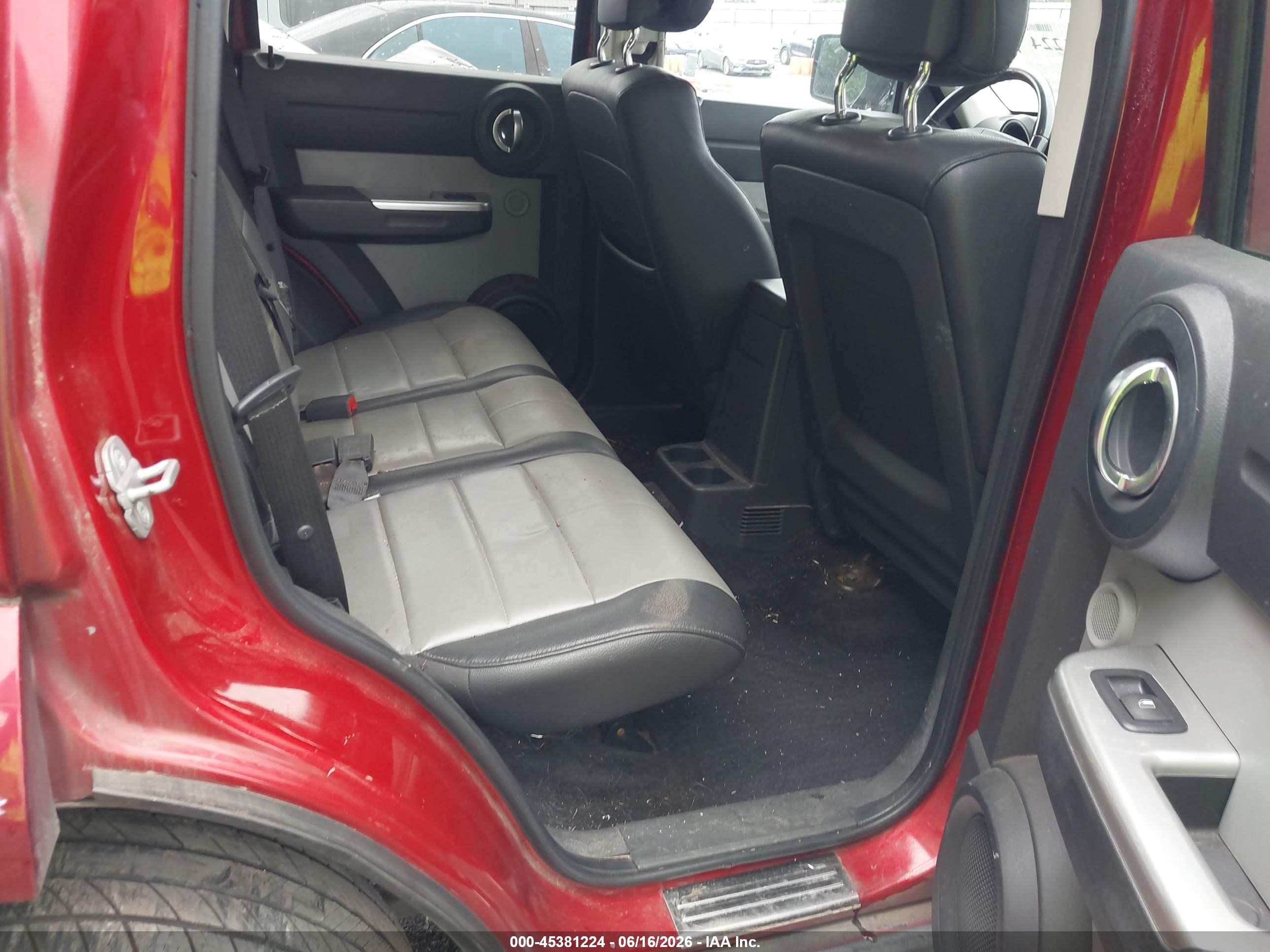 2010 Dodge Nitro Sxt Red vin: 1D4PU5GX6AW102410