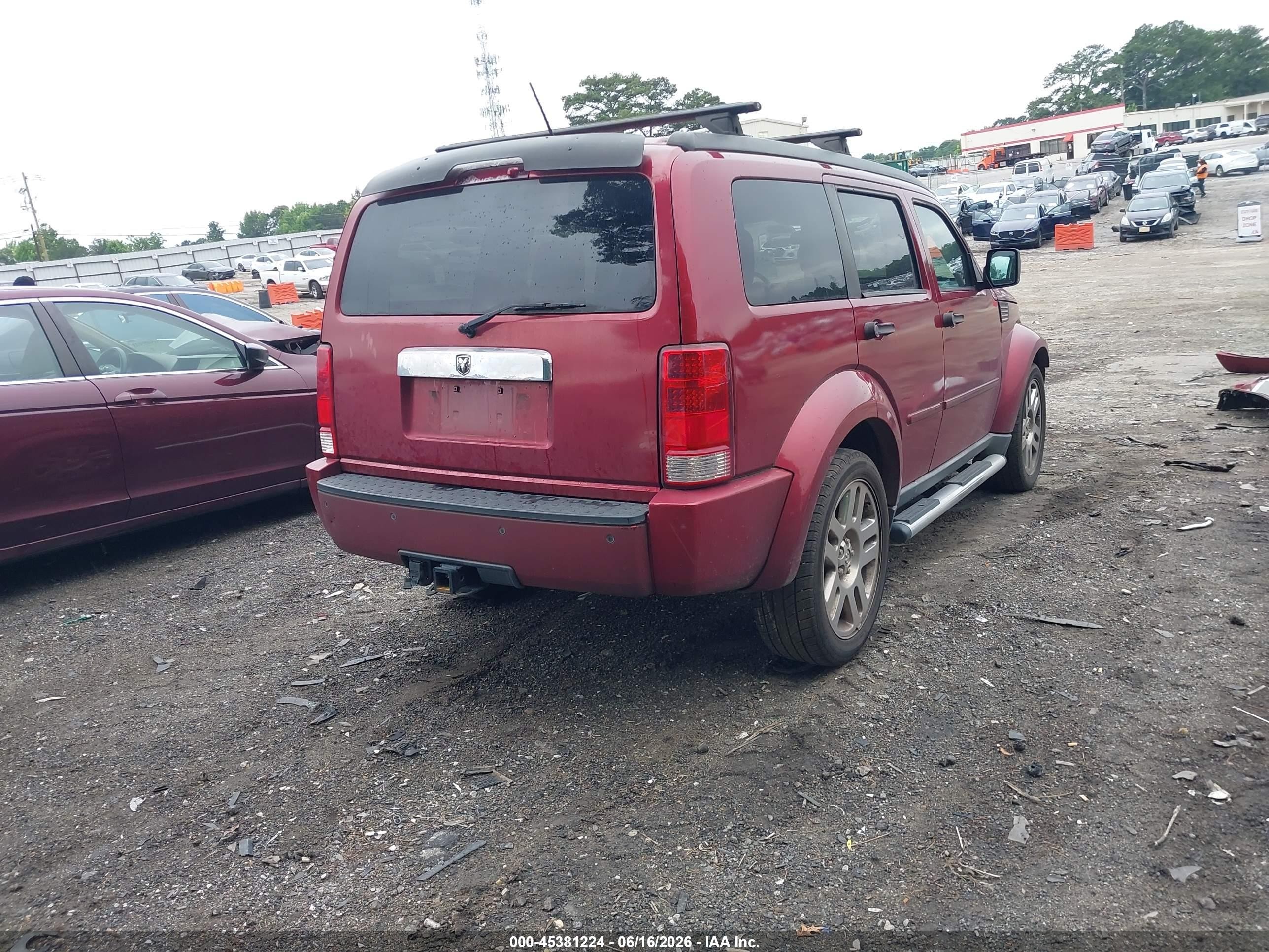 2010 Dodge Nitro Sxt Red vin: 1D4PU5GX6AW102410