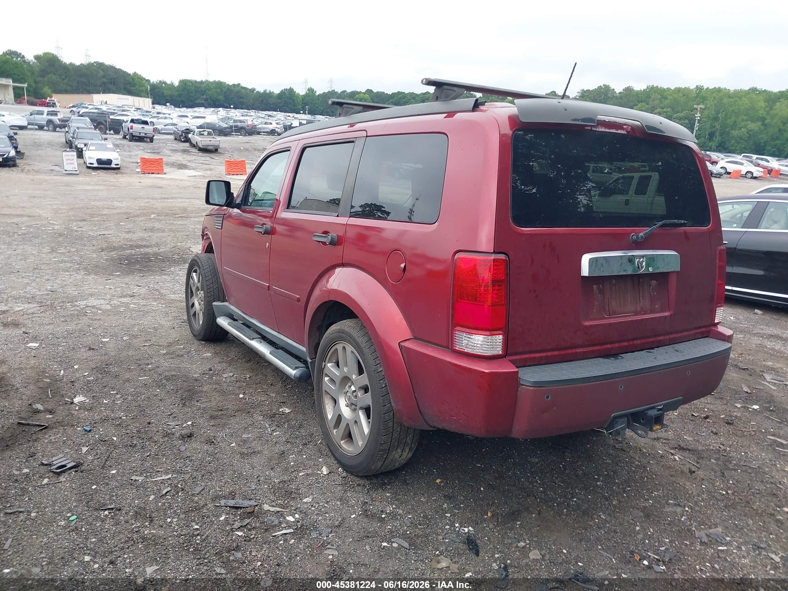 2010 Dodge Nitro Sxt Red vin: 1D4PU5GX6AW102410