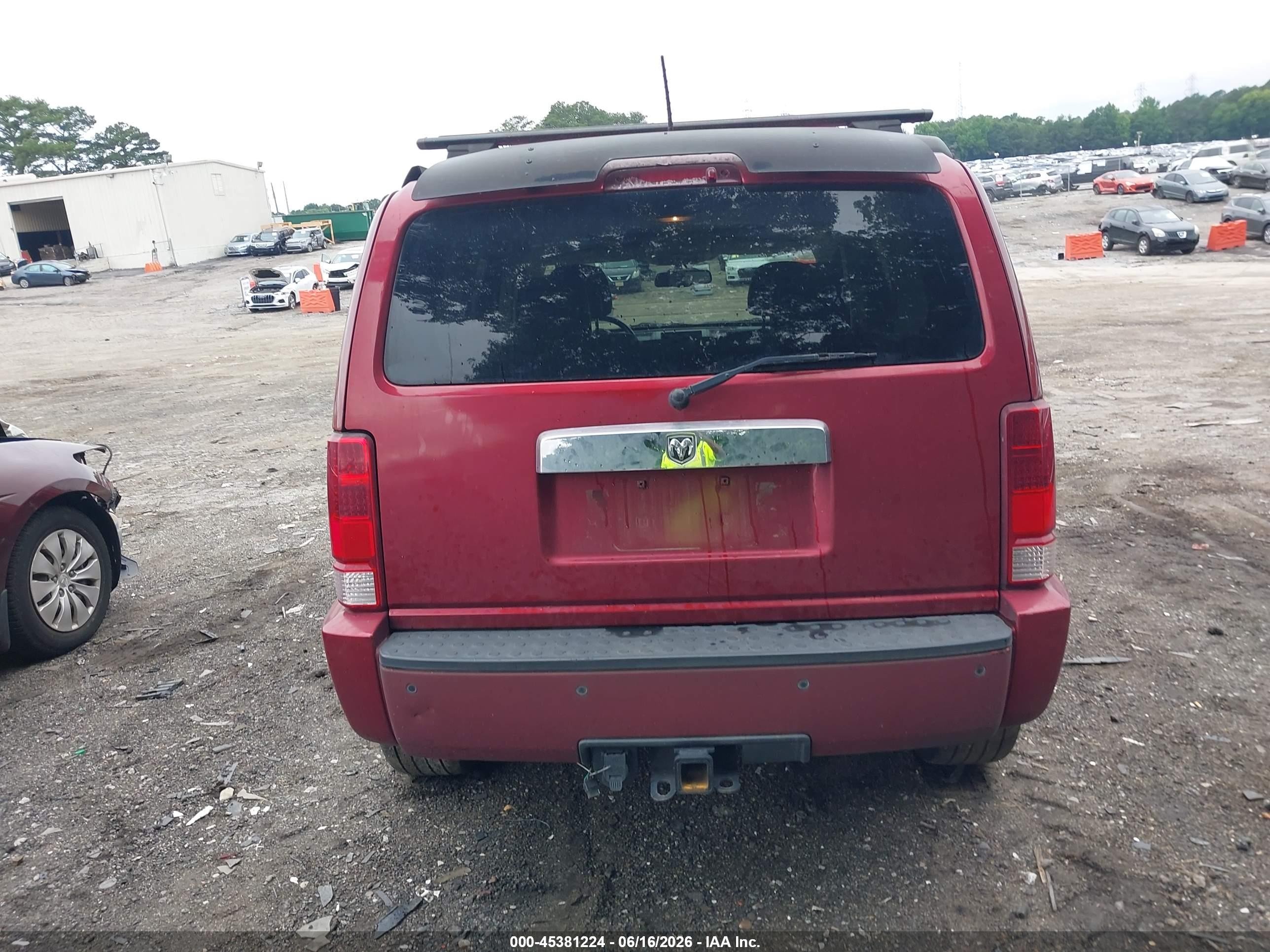 2010 Dodge Nitro Sxt Red vin: 1D4PU5GX6AW102410