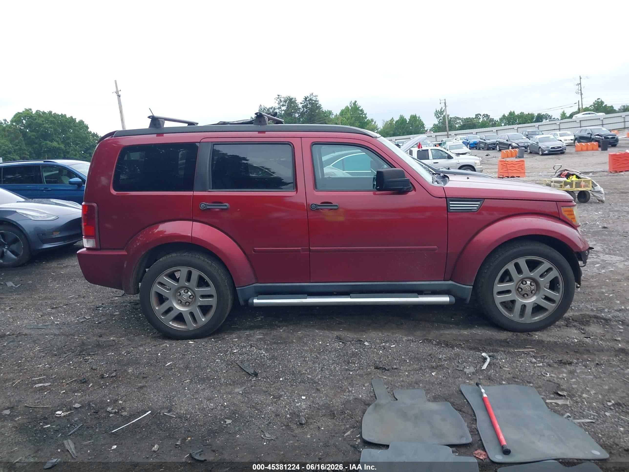 2010 Dodge Nitro Sxt Red vin: 1D4PU5GX6AW102410