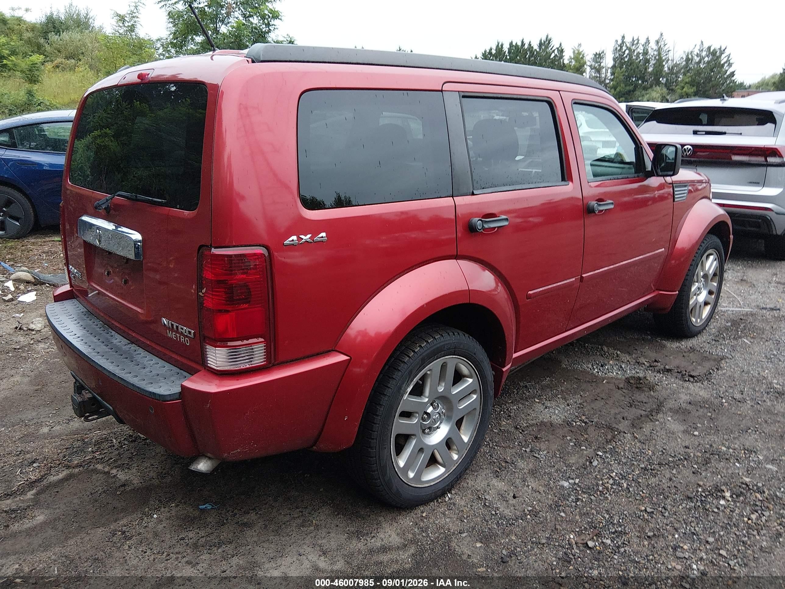 2010 Dodge Nitro Detonator Red vin: 1D4PU6GX1AW153285