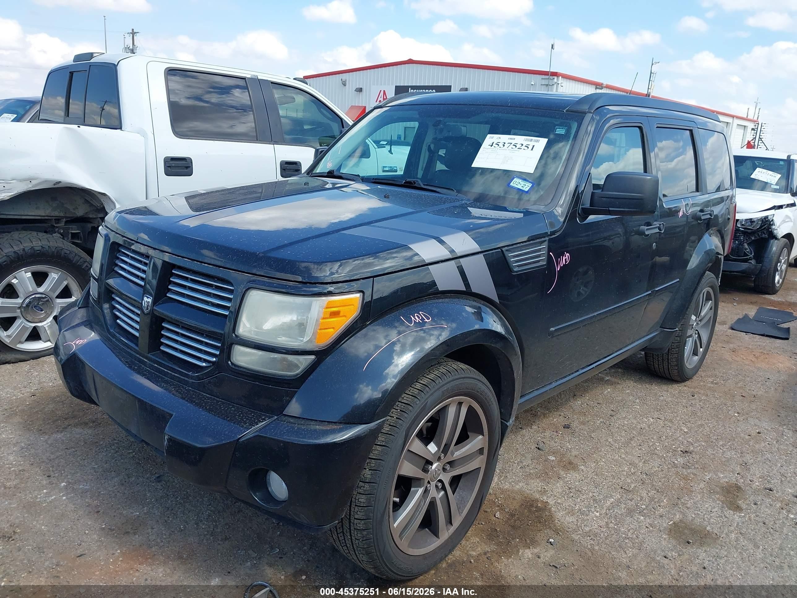 2011 Dodge Nitro Shock Black vin: 1D4PU7GX3BW553128