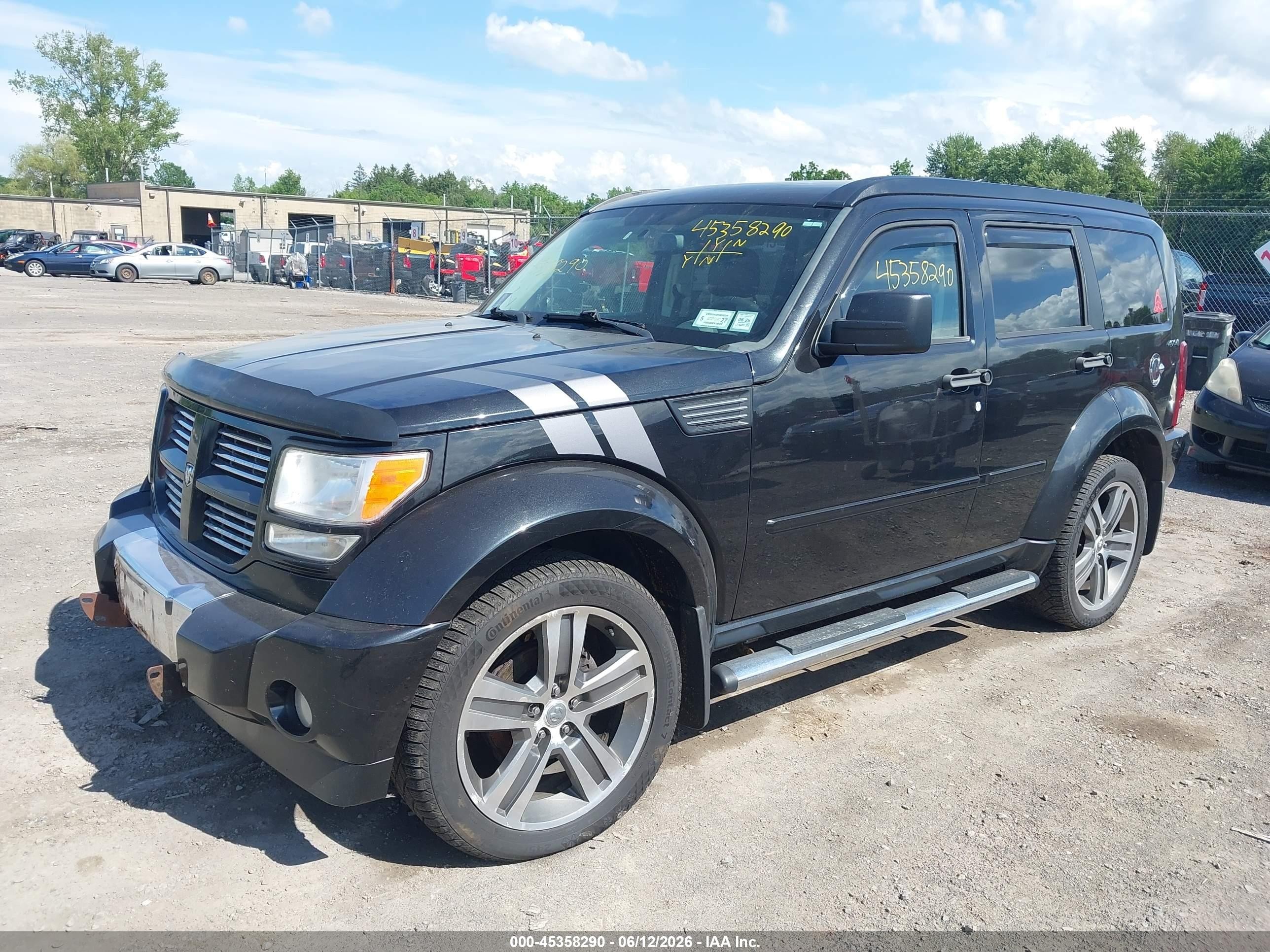 2011 Dodge Nitro Shock Black vin: 1D4PU7GX9BW525513