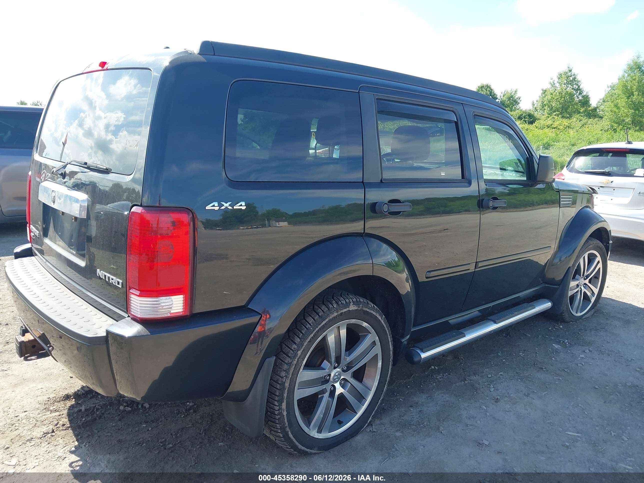 2011 Dodge Nitro Shock Black vin: 1D4PU7GX9BW525513