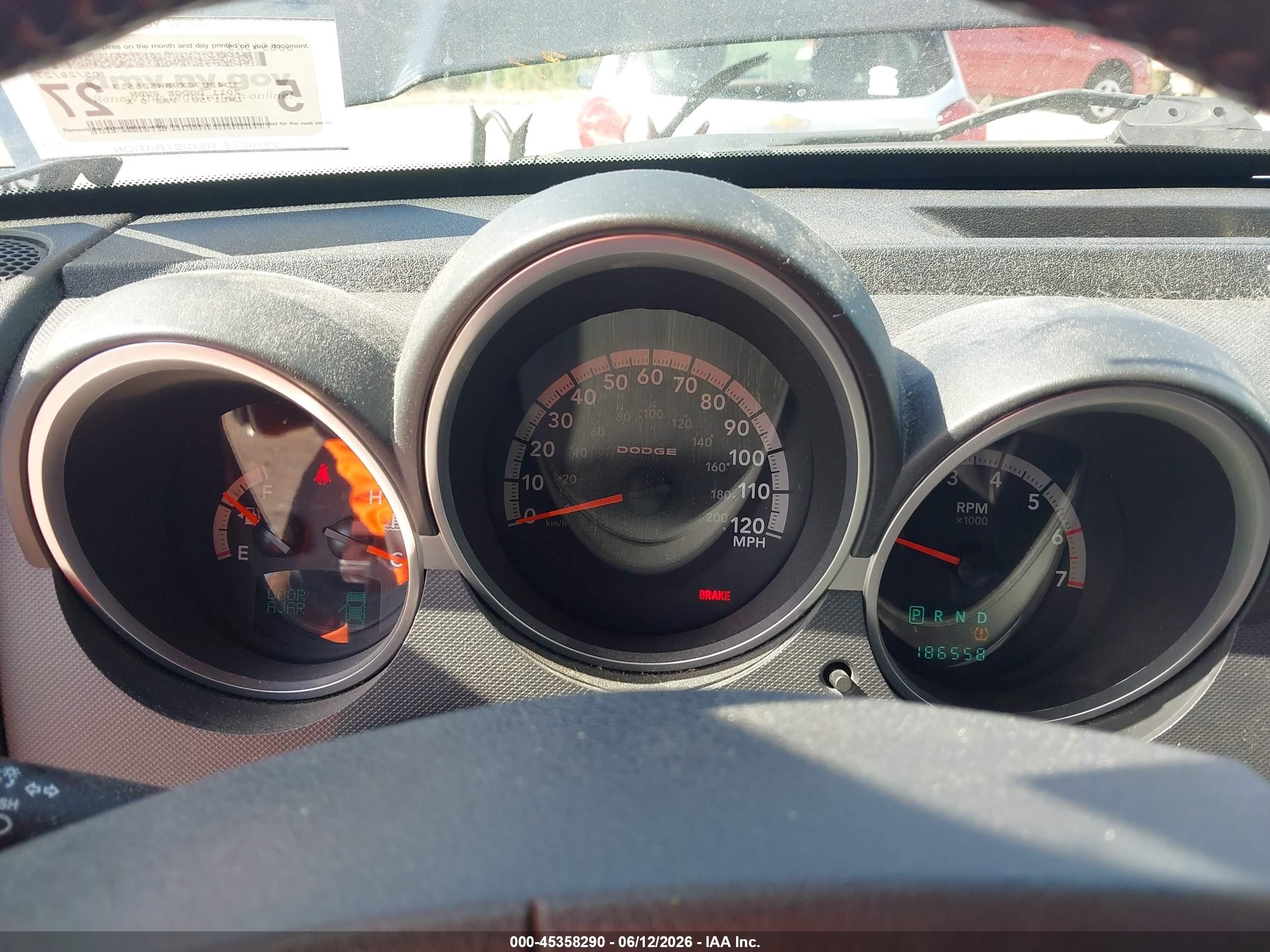 2011 Dodge Nitro Shock Black vin: 1D4PU7GX9BW525513
