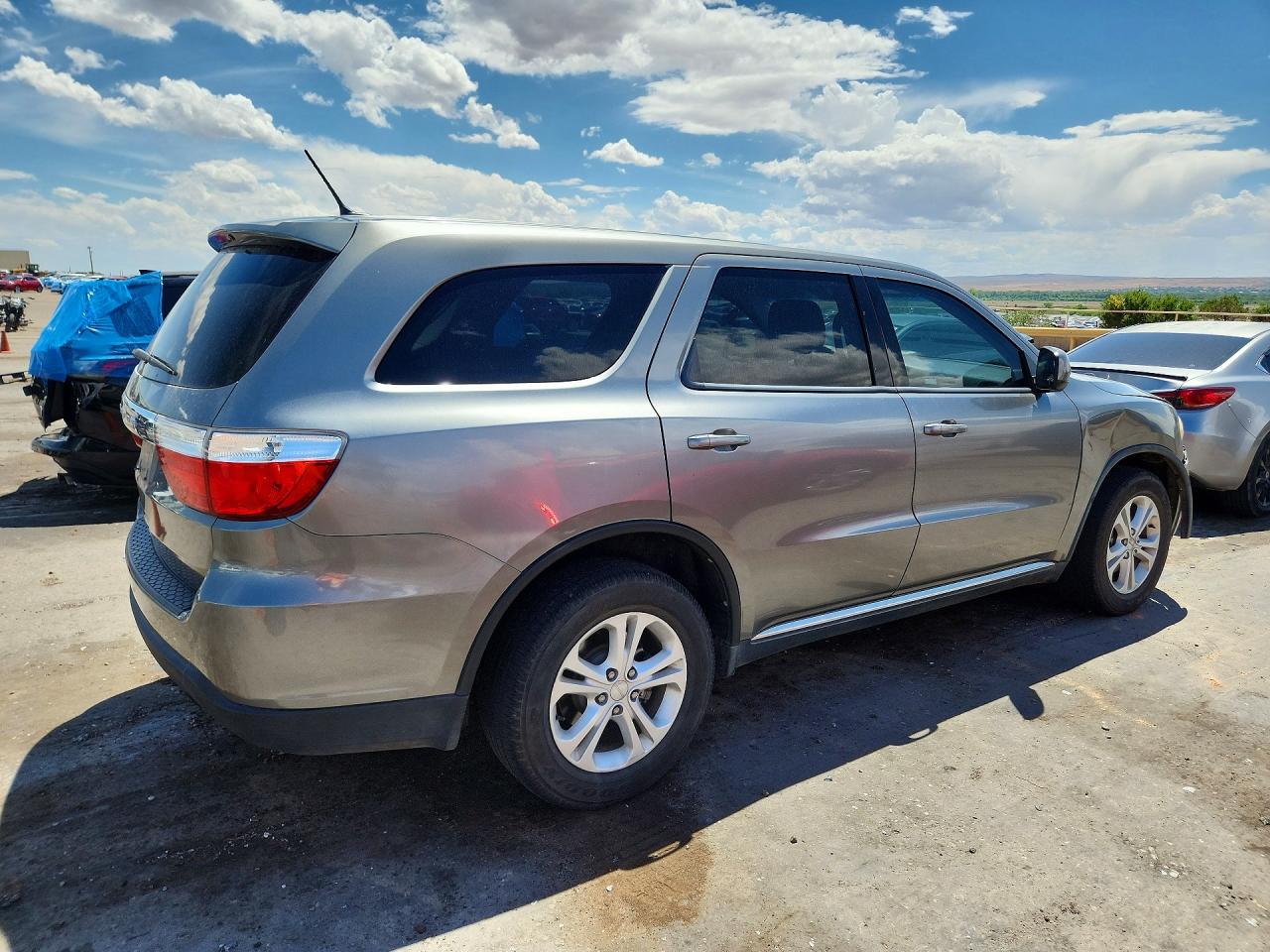 2011 Dodge Durango Express Gray vin: 1D4RD2GG0BC697023