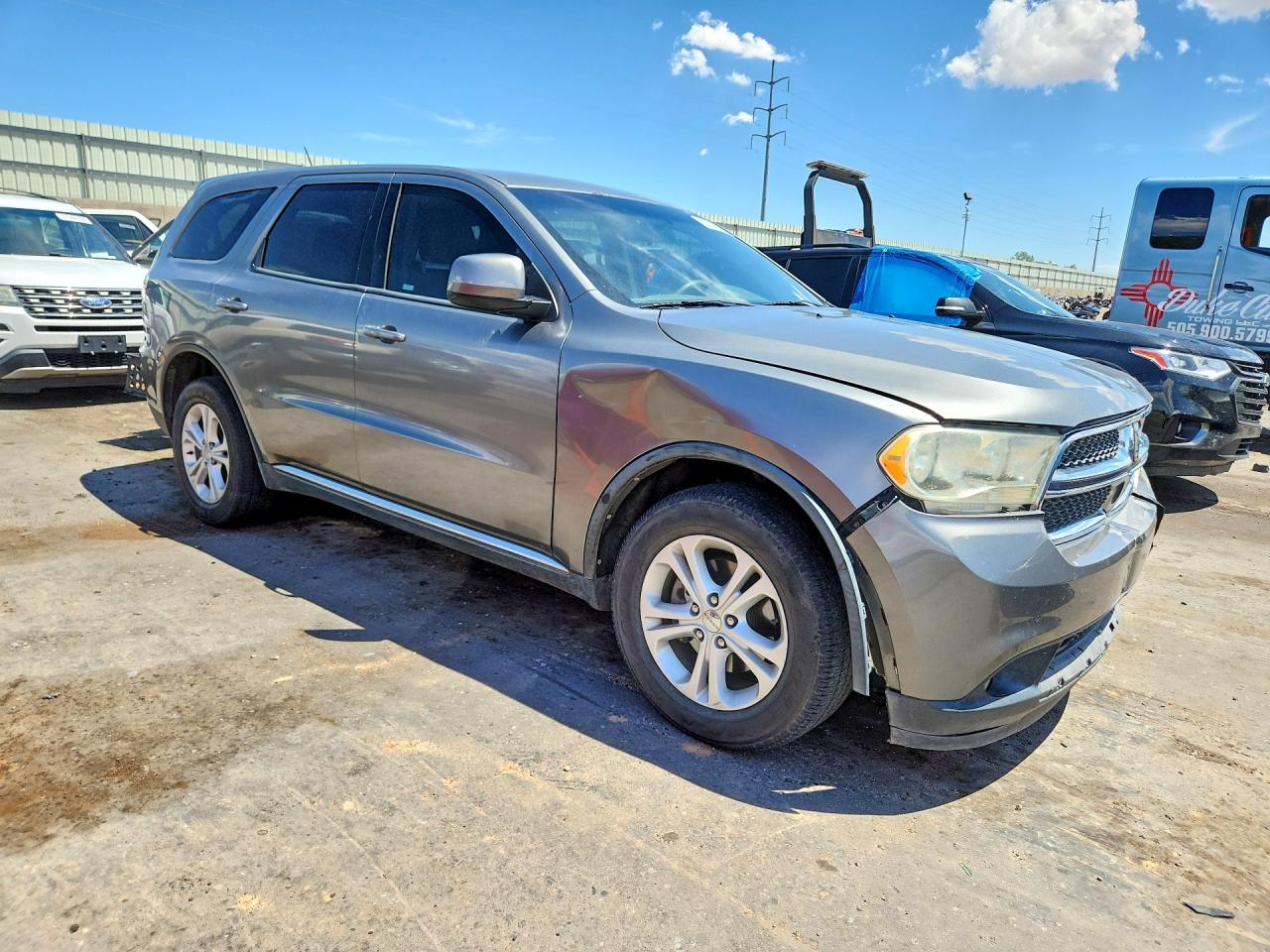 2011 Dodge Durango Express Gray vin: 1D4RD2GG0BC697023