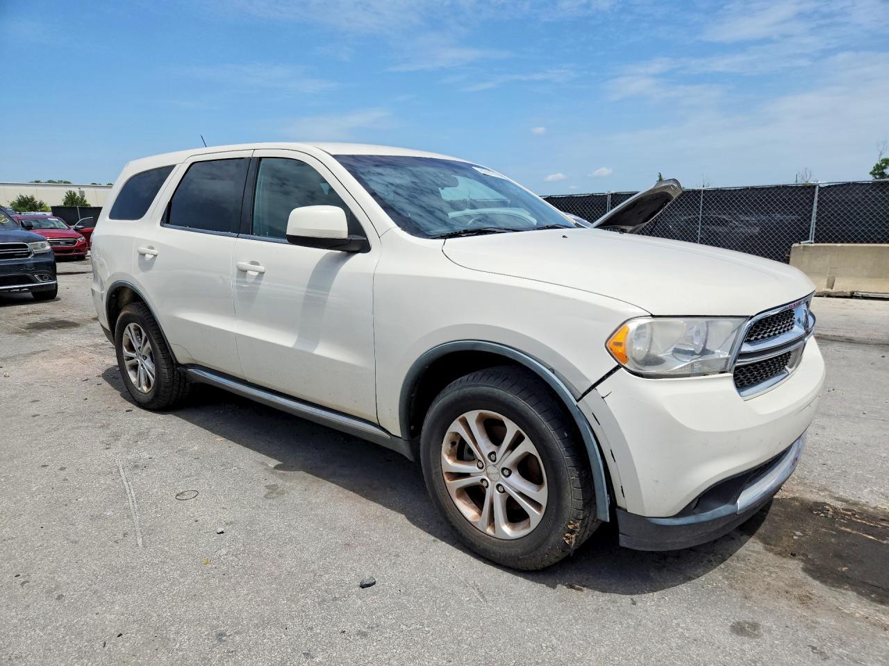 2011 Dodge Durango Express White vin: 1D4RD2GG3BC653128