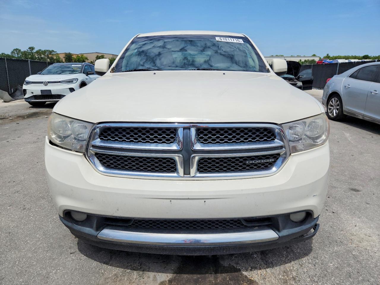 2011 Dodge Durango Express White vin: 1D4RD2GG3BC653128